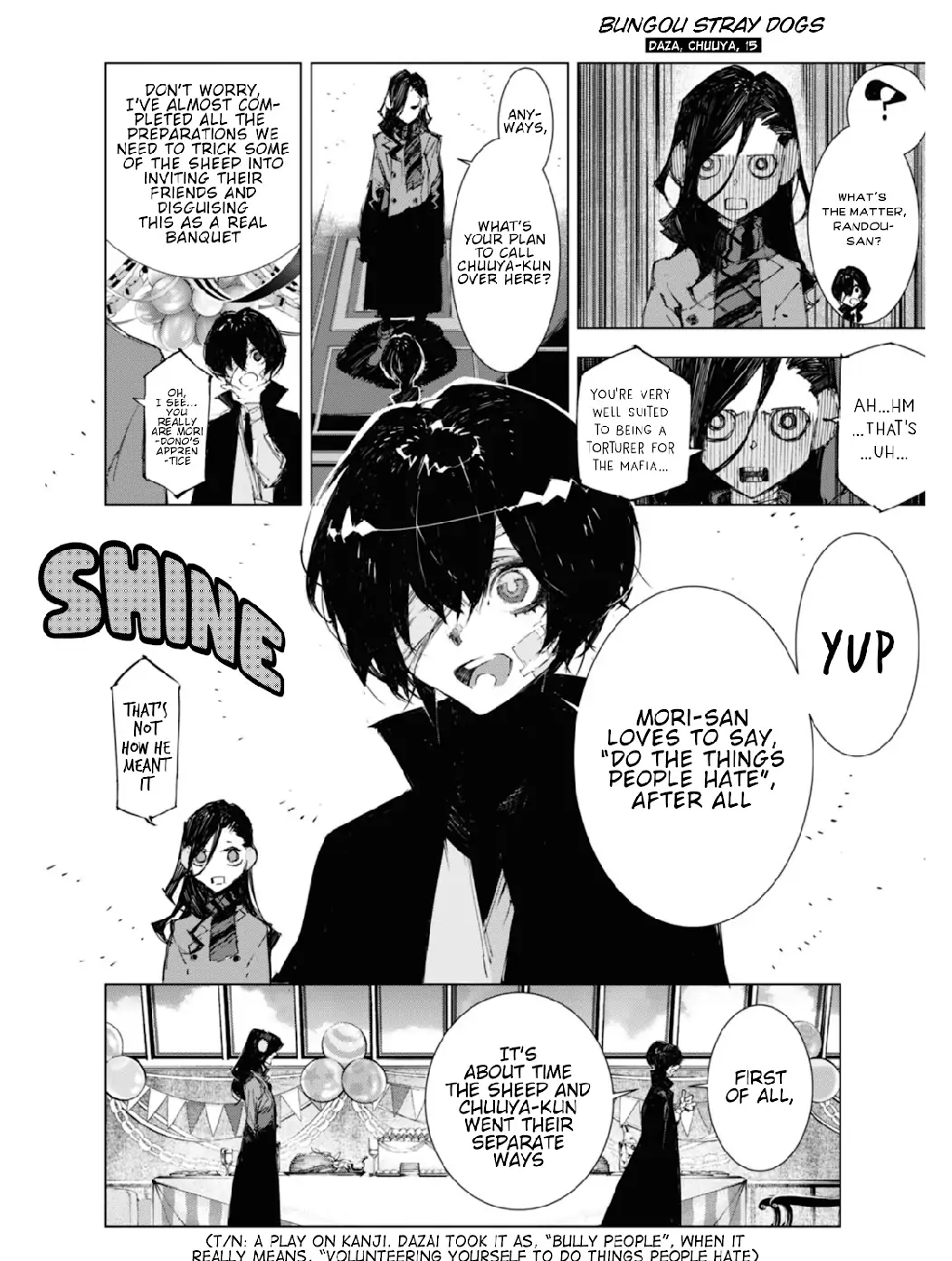 Bungou Stray Dogs: Dazai, Chuuya, Juugo-Sai chapter 10 - page 8