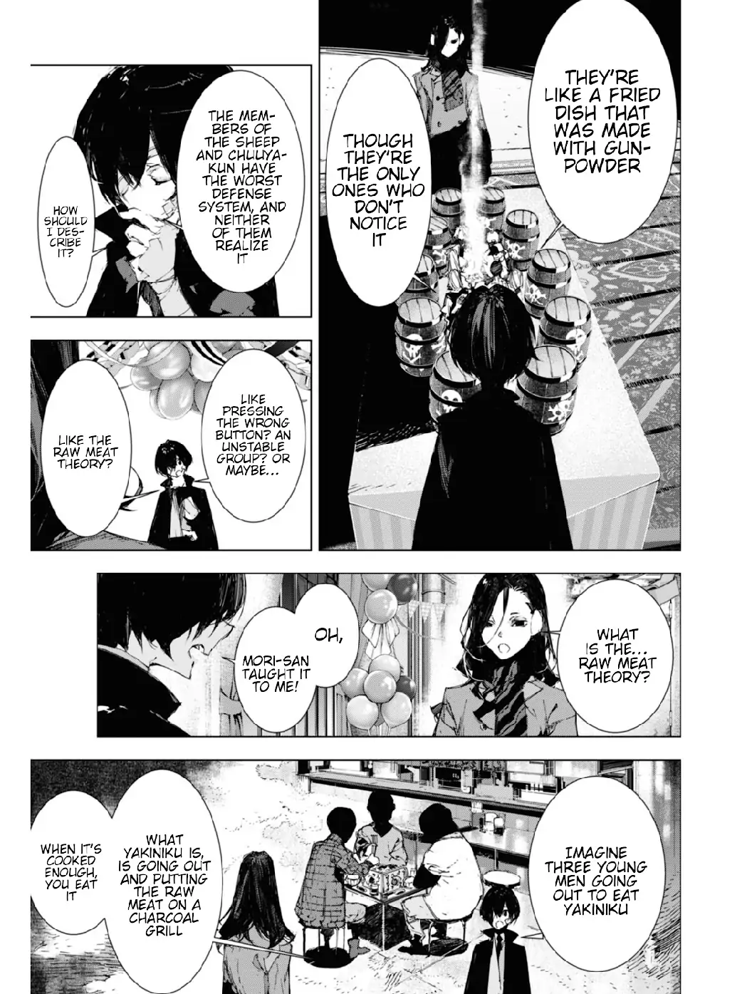 Bungou Stray Dogs: Dazai, Chuuya, Juugo-Sai chapter 10 - page 9