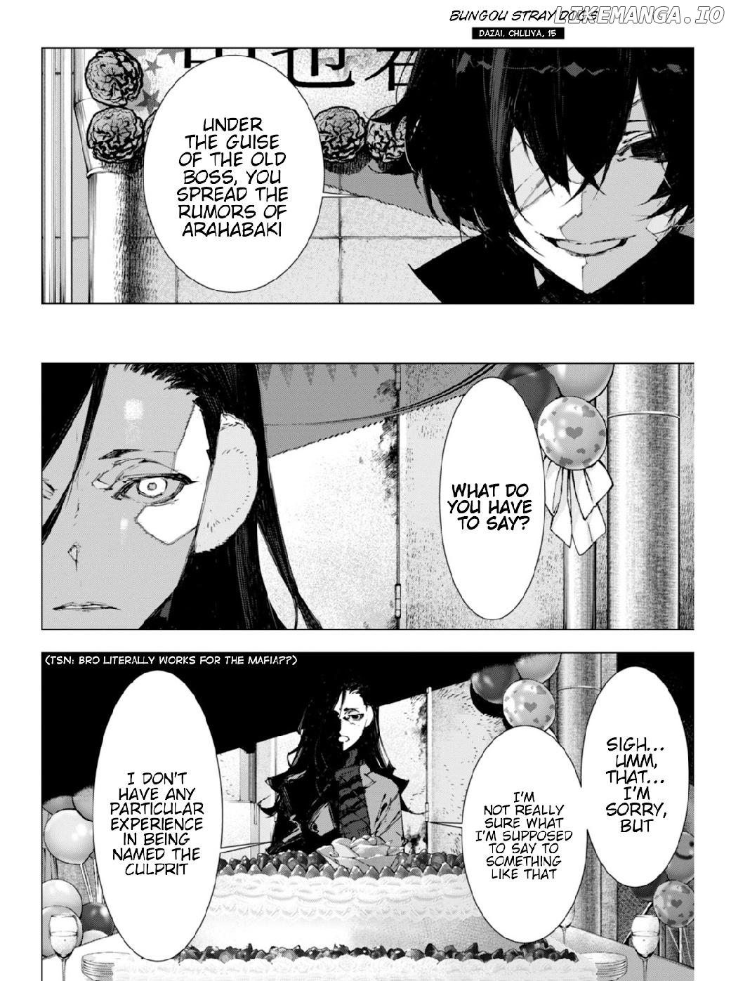 Bungou Stray Dogs: Dazai, Chuuya, Juugo-Sai chapter 12 - page 2