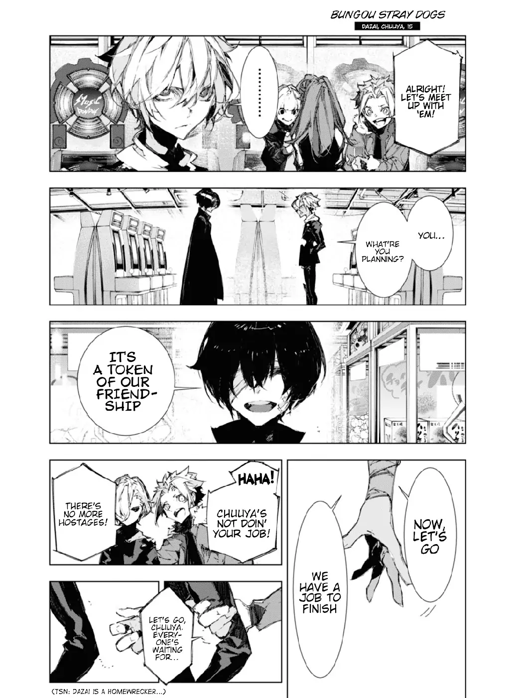 Bungou Stray Dogs: Dazai, Chuuya, Juugo-Sai chapter 9 - page 20