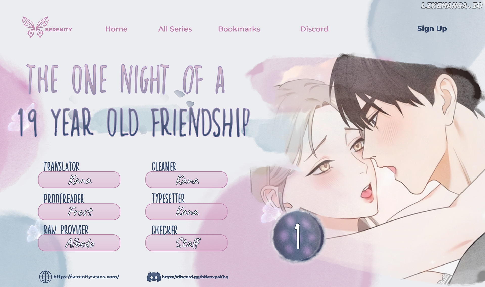 One Night of a 19 Year Old Friendship Chapter 1 - page 1