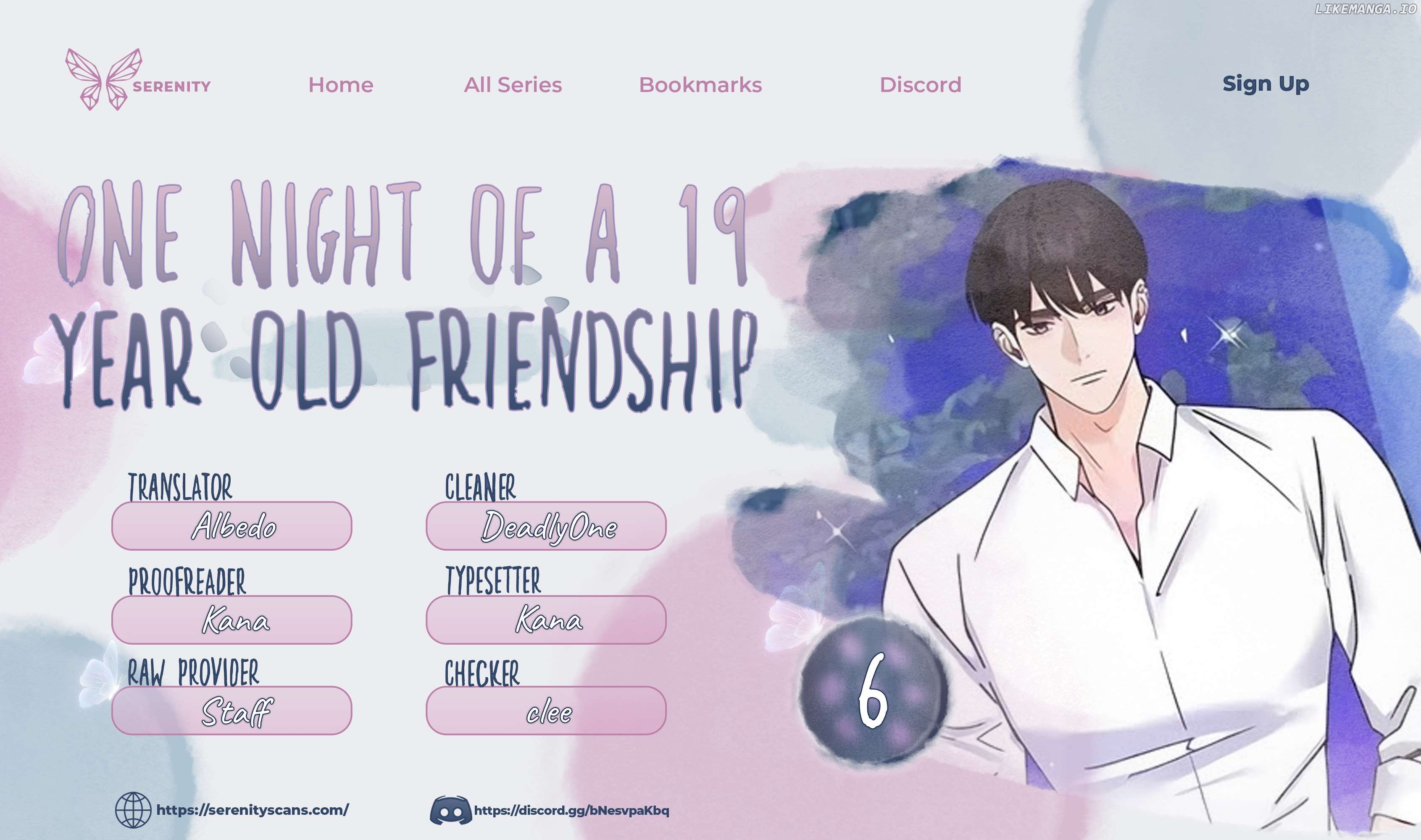 One Night of a 19 Year Old Friendship Chapter 6 - page 1