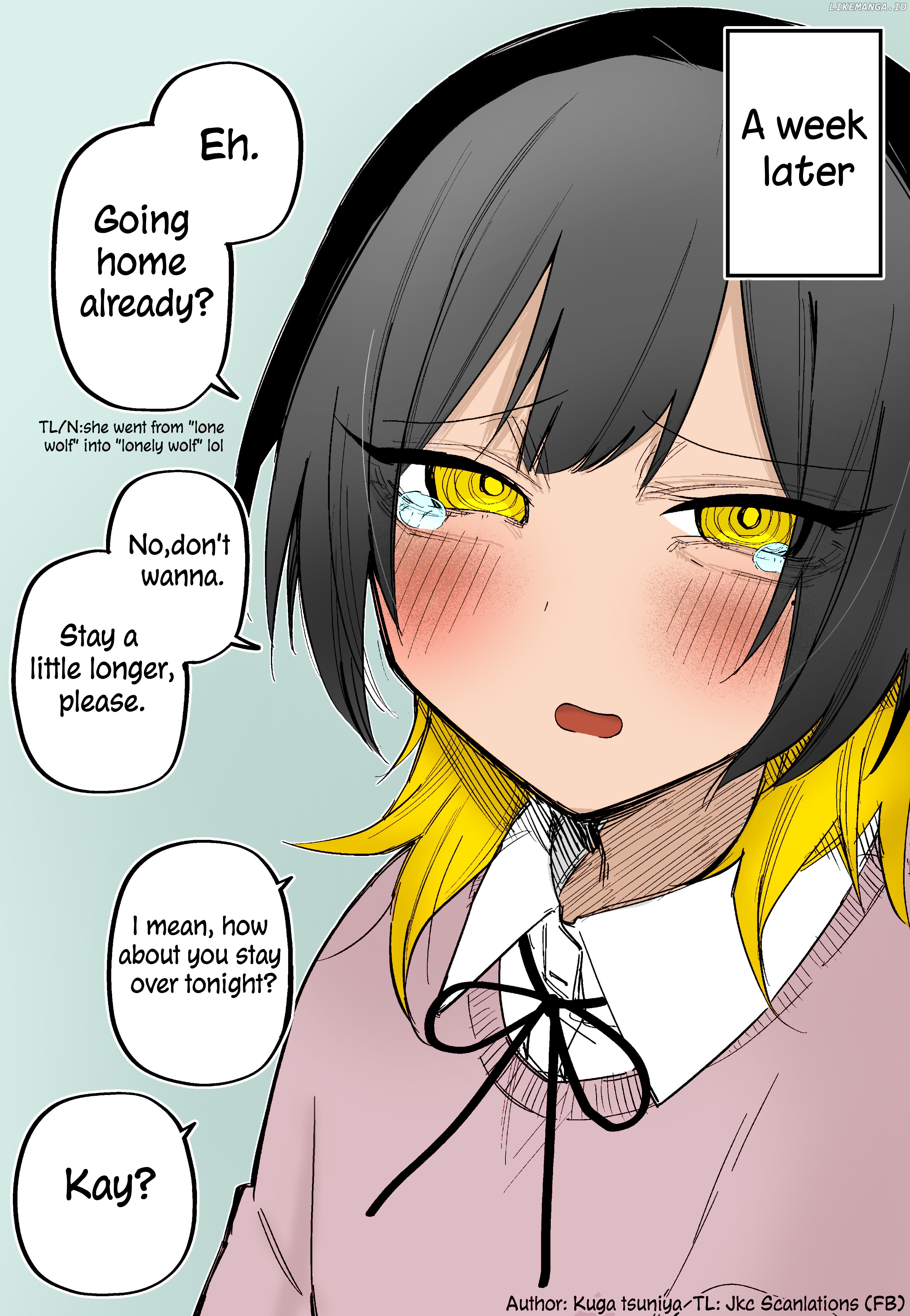 I Confessed To A Lone Wolf Girl (Fan Colored) chapter 1 - page 2