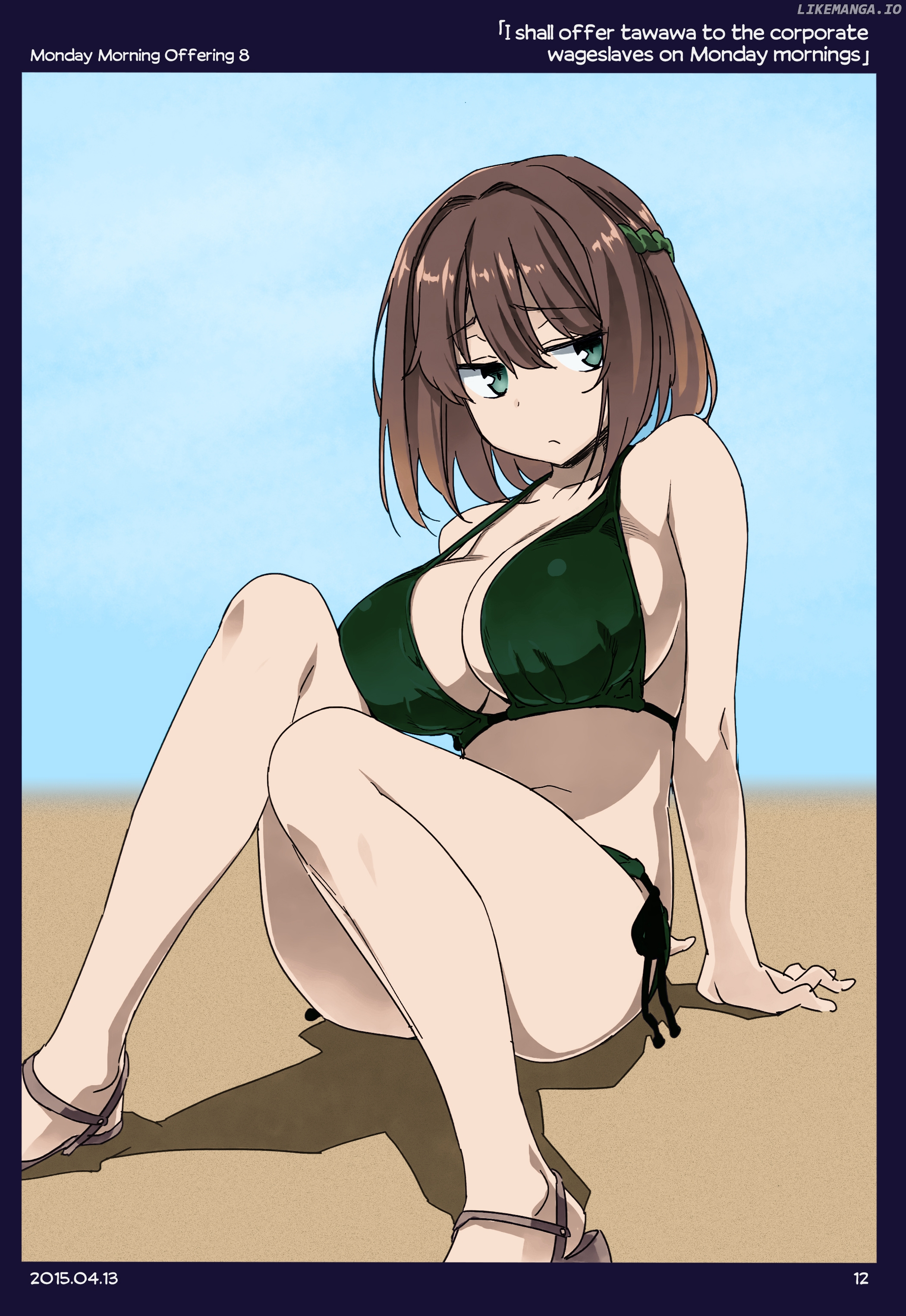 Getsuyoubi No Tawawa (Twitter Webcomic) (Fan Colored) chapter 1 - page 11