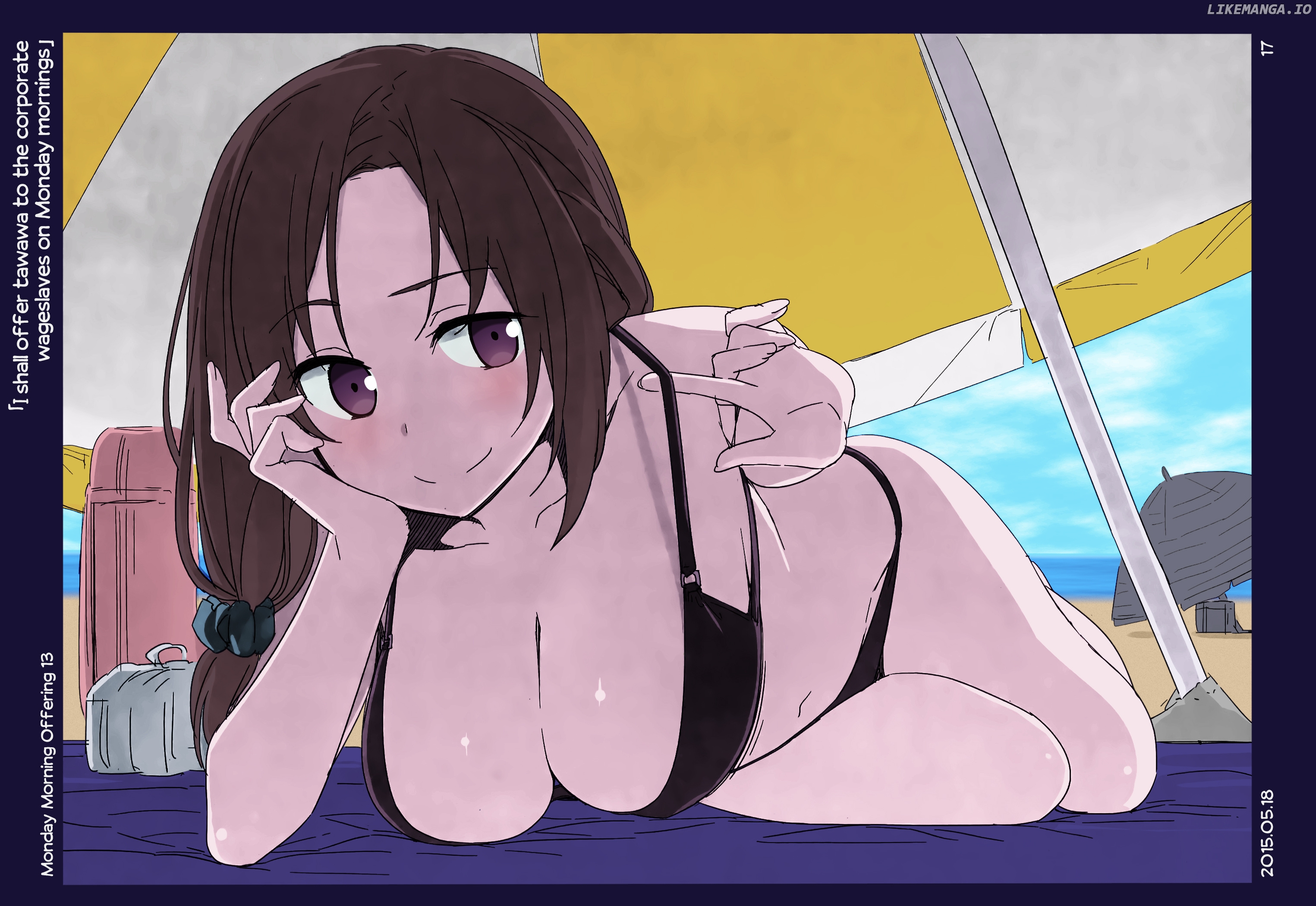 Getsuyoubi No Tawawa (Twitter Webcomic) (Fan Colored) chapter 1 - page 16