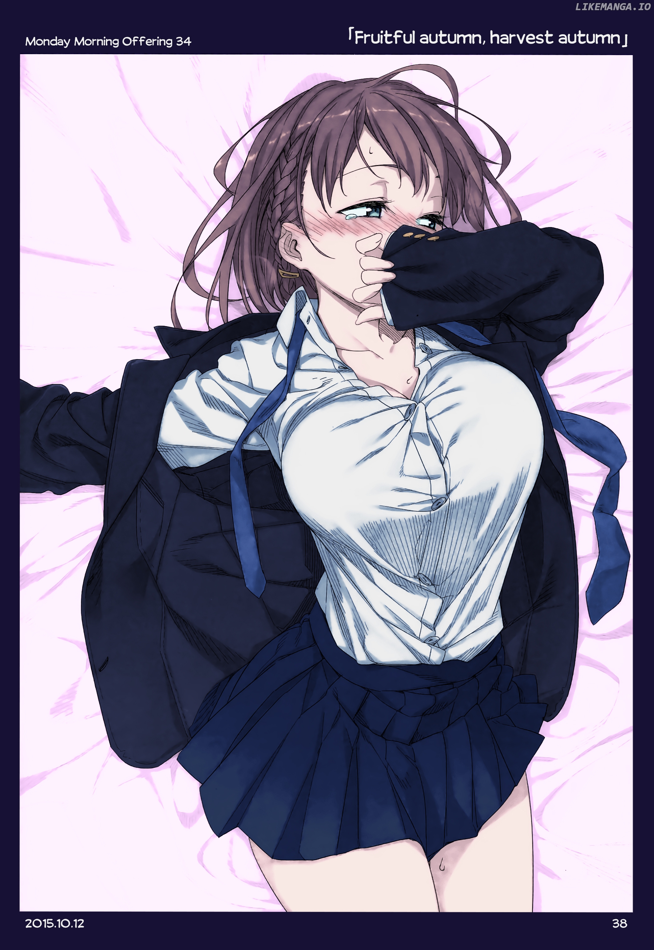 Getsuyoubi No Tawawa (Twitter Webcomic) (Fan Colored) chapter 1 - page 37