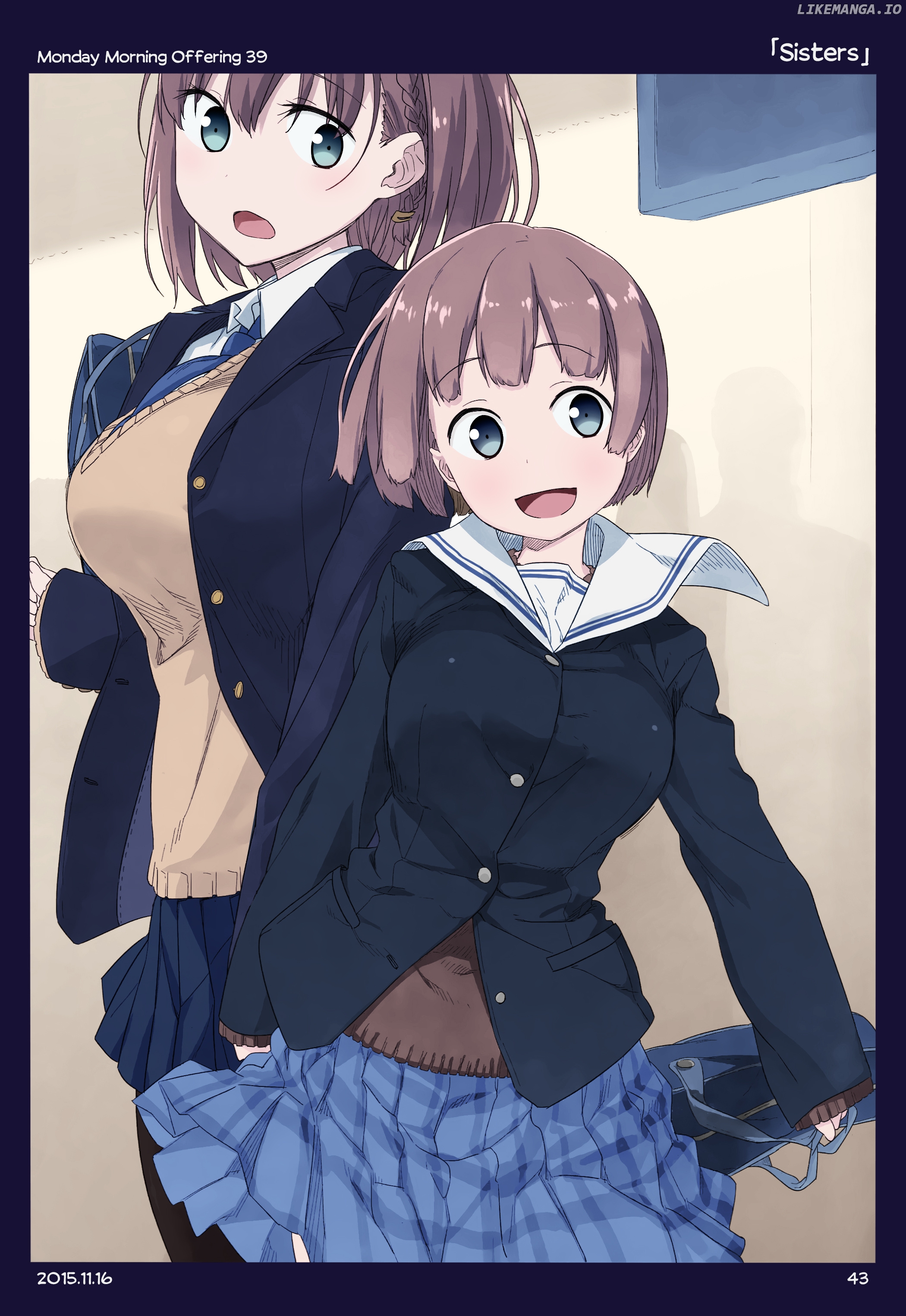 Getsuyoubi No Tawawa (Twitter Webcomic) (Fan Colored) chapter 1 - page 42