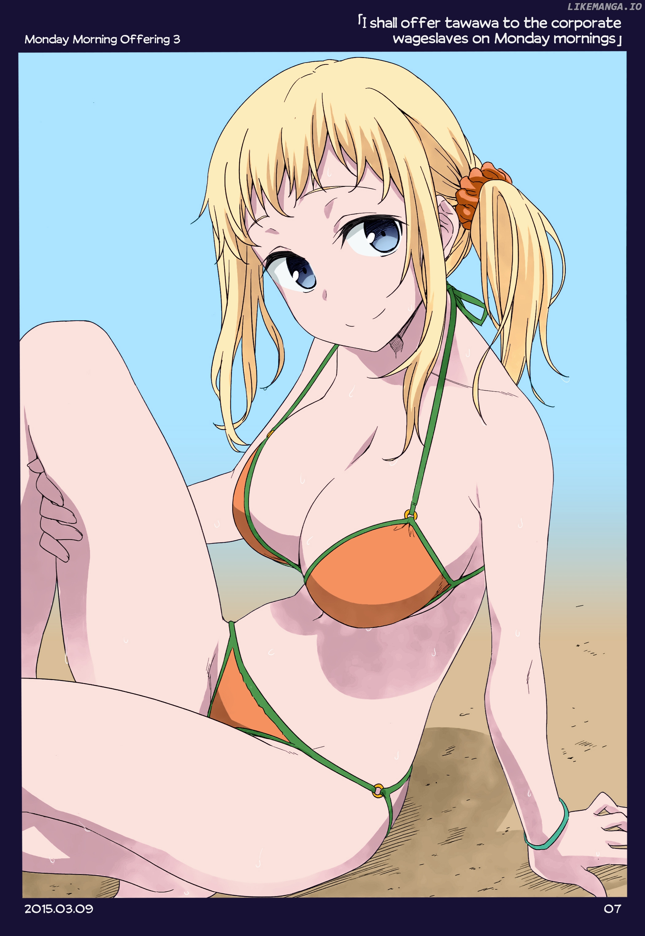 Getsuyoubi No Tawawa (Twitter Webcomic) (Fan Colored) chapter 1 - page 6