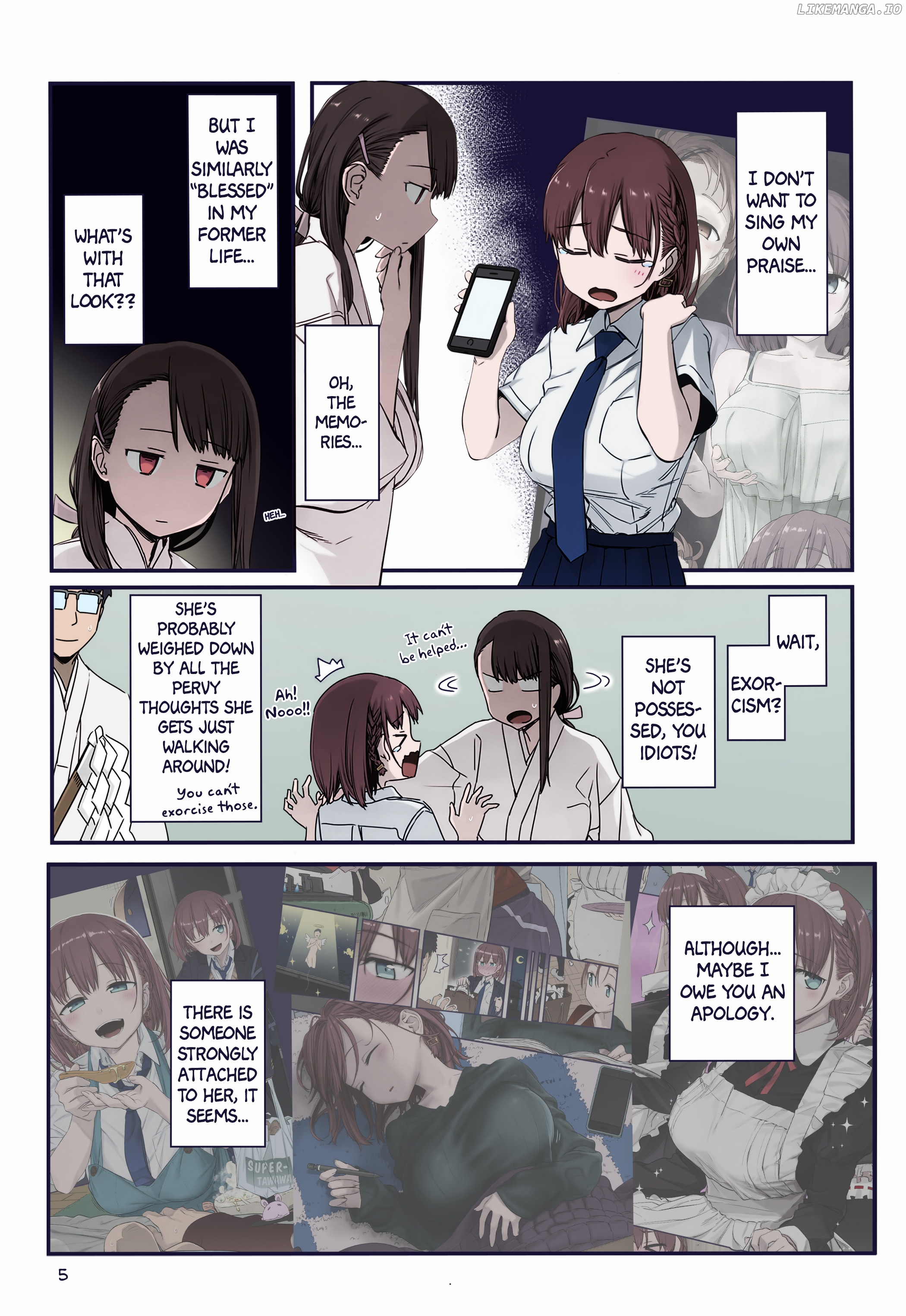 Getsuyoubi No Tawawa (Twitter Webcomic) (Fan Colored) chapter 23 - page 4