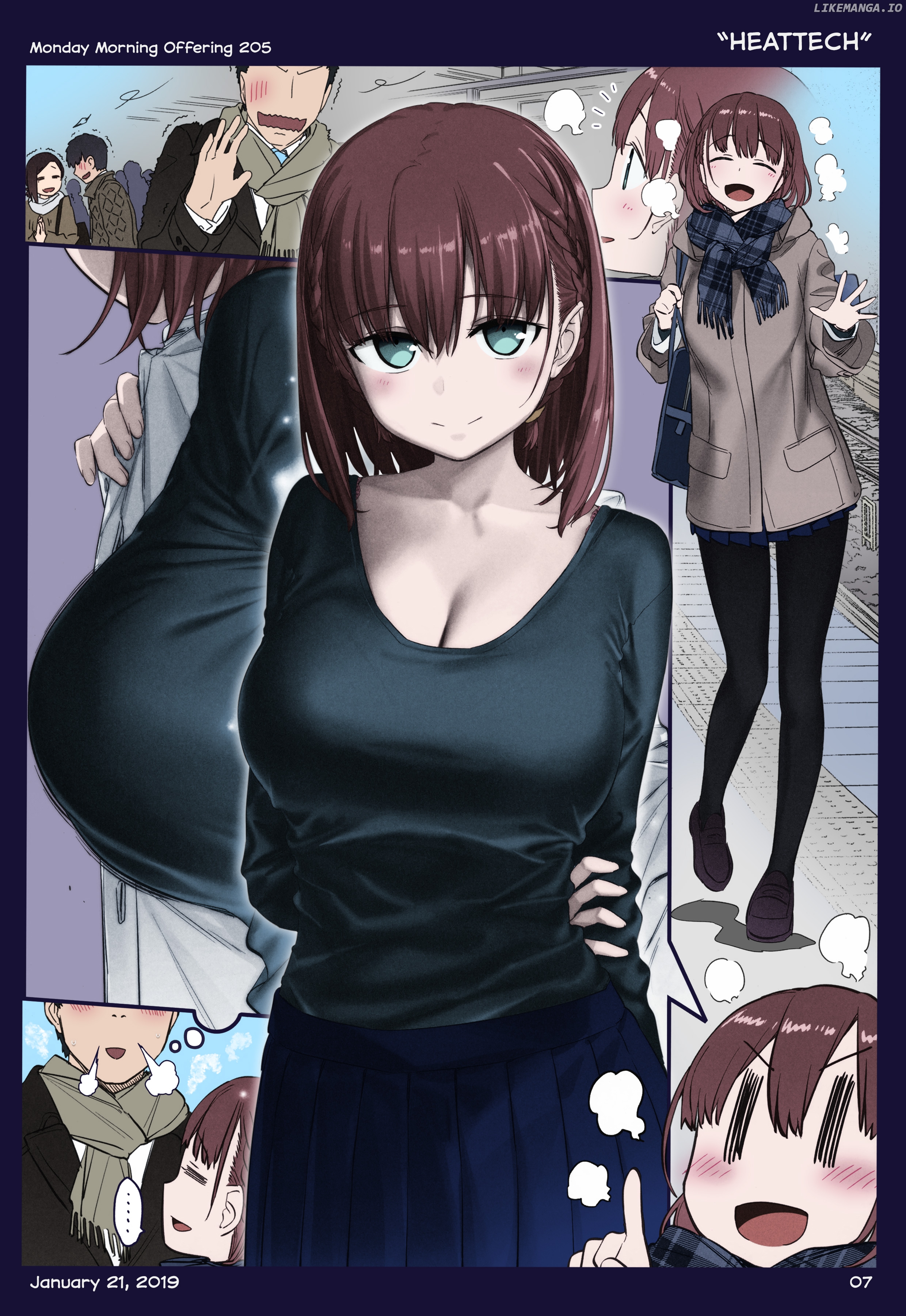 Getsuyoubi No Tawawa (Twitter Webcomic) (Fan Colored) chapter 24 - page 7