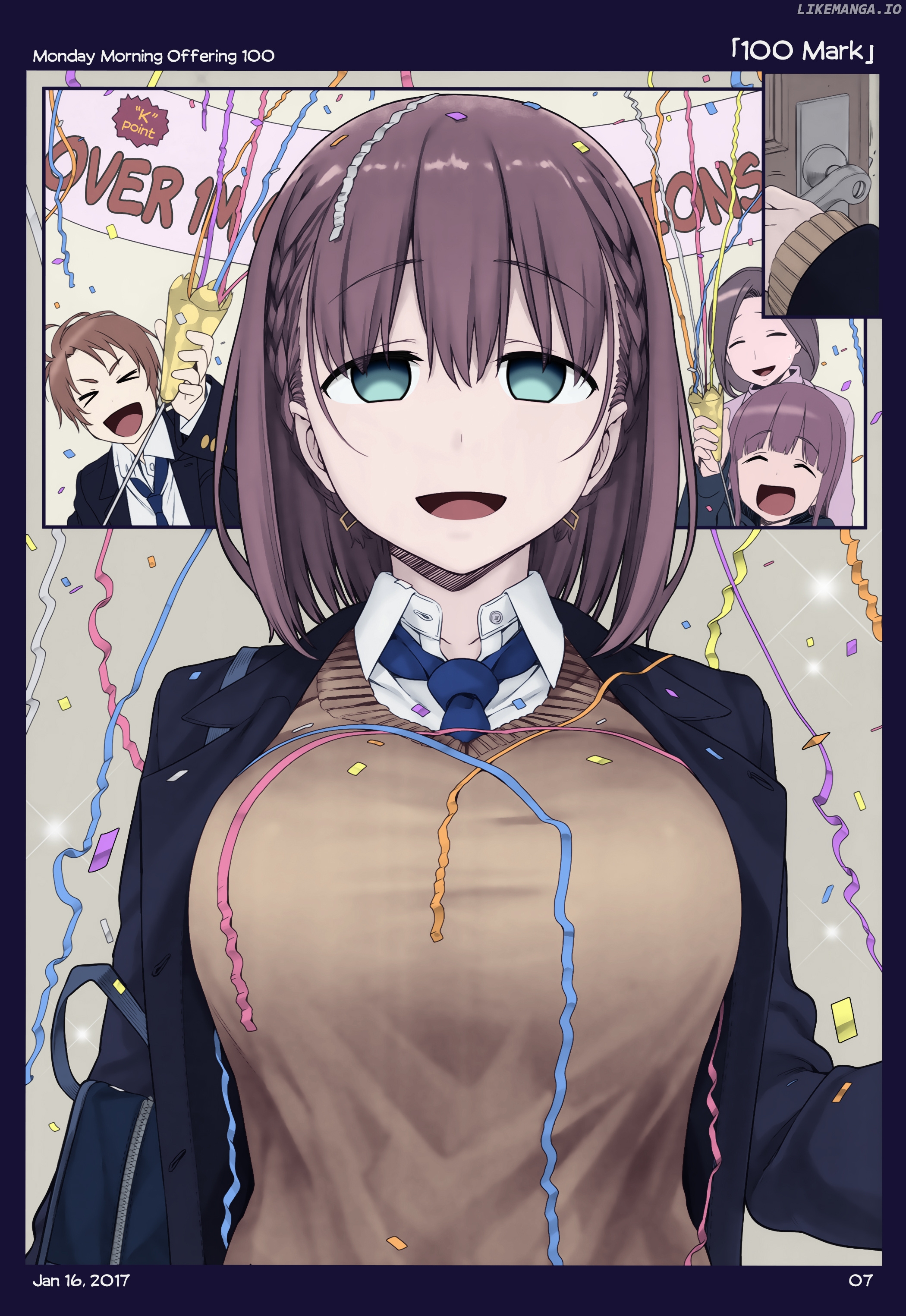 Getsuyoubi No Tawawa (Twitter Webcomic) (Fan Colored) chapter 11 - page 5