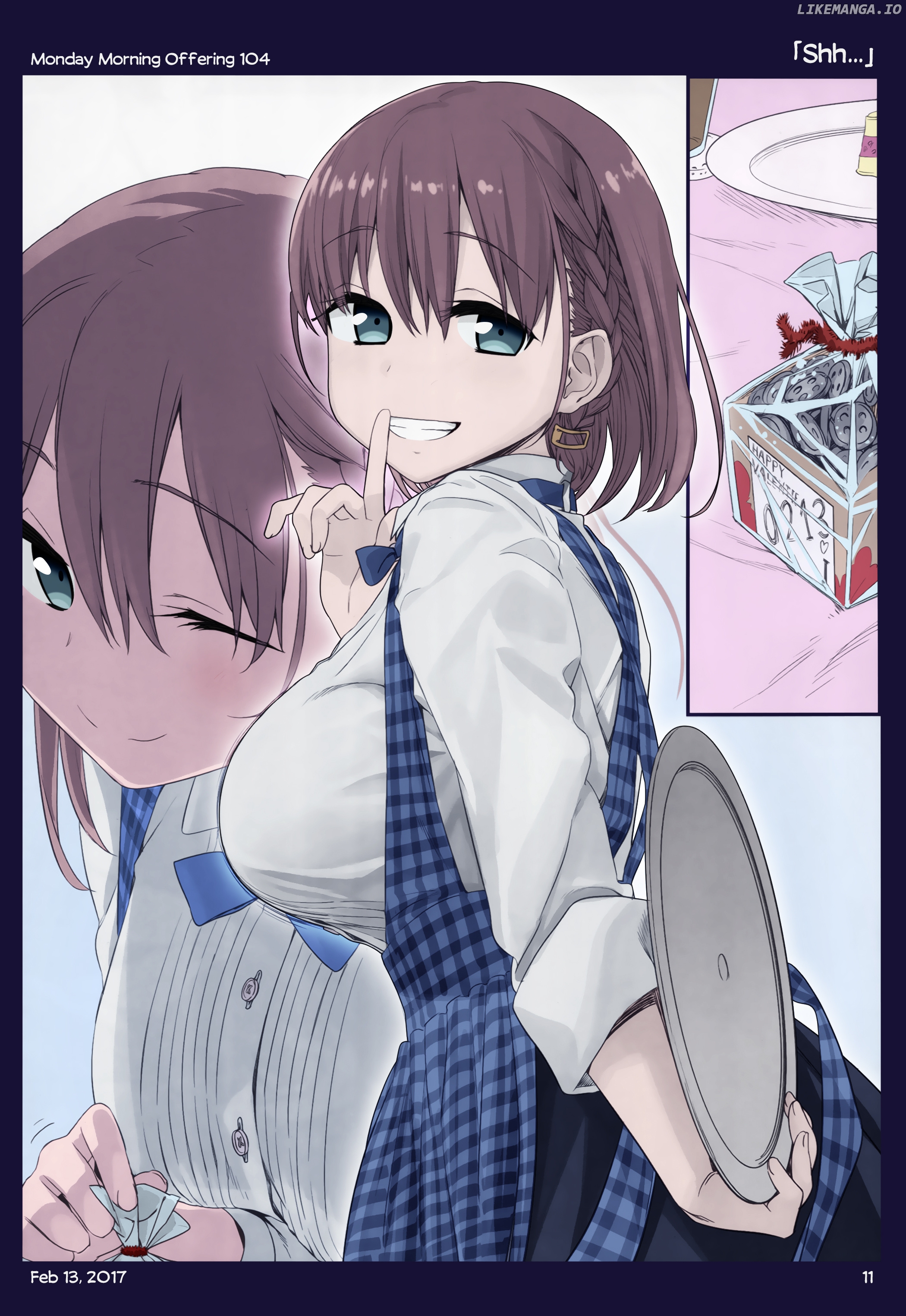 Getsuyoubi No Tawawa (Twitter Webcomic) (Fan Colored) chapter 11 - page 9