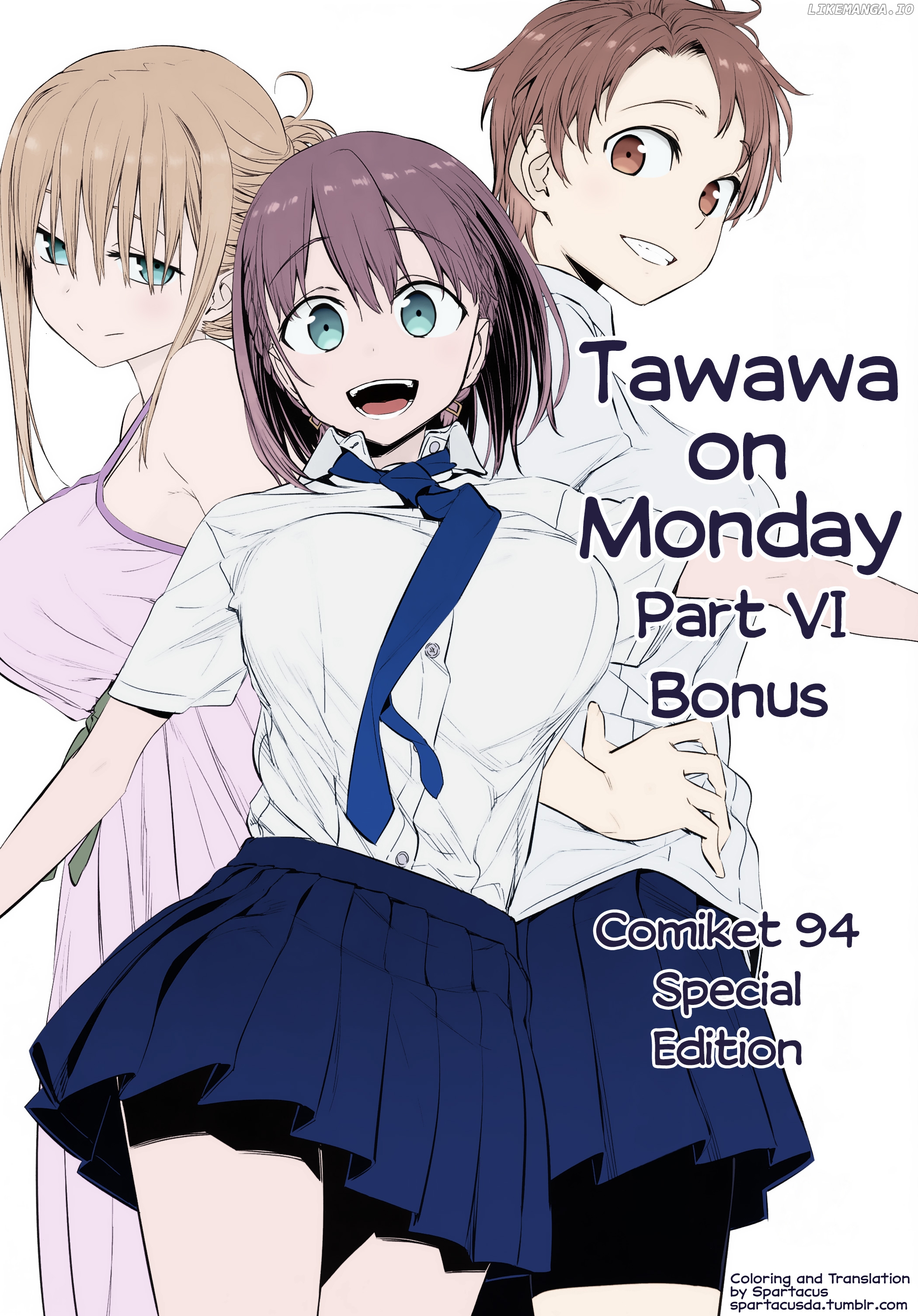 Getsuyoubi No Tawawa (Twitter Webcomic) (Fan Colored) chapter 20 - page 1