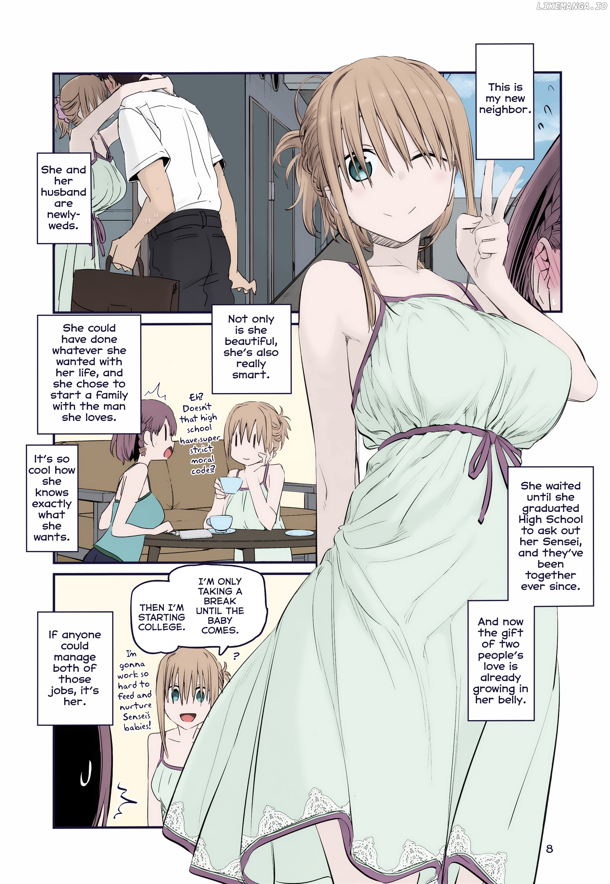 Getsuyoubi No Tawawa (Twitter Webcomic) (Fan Colored) chapter 20 - page 8