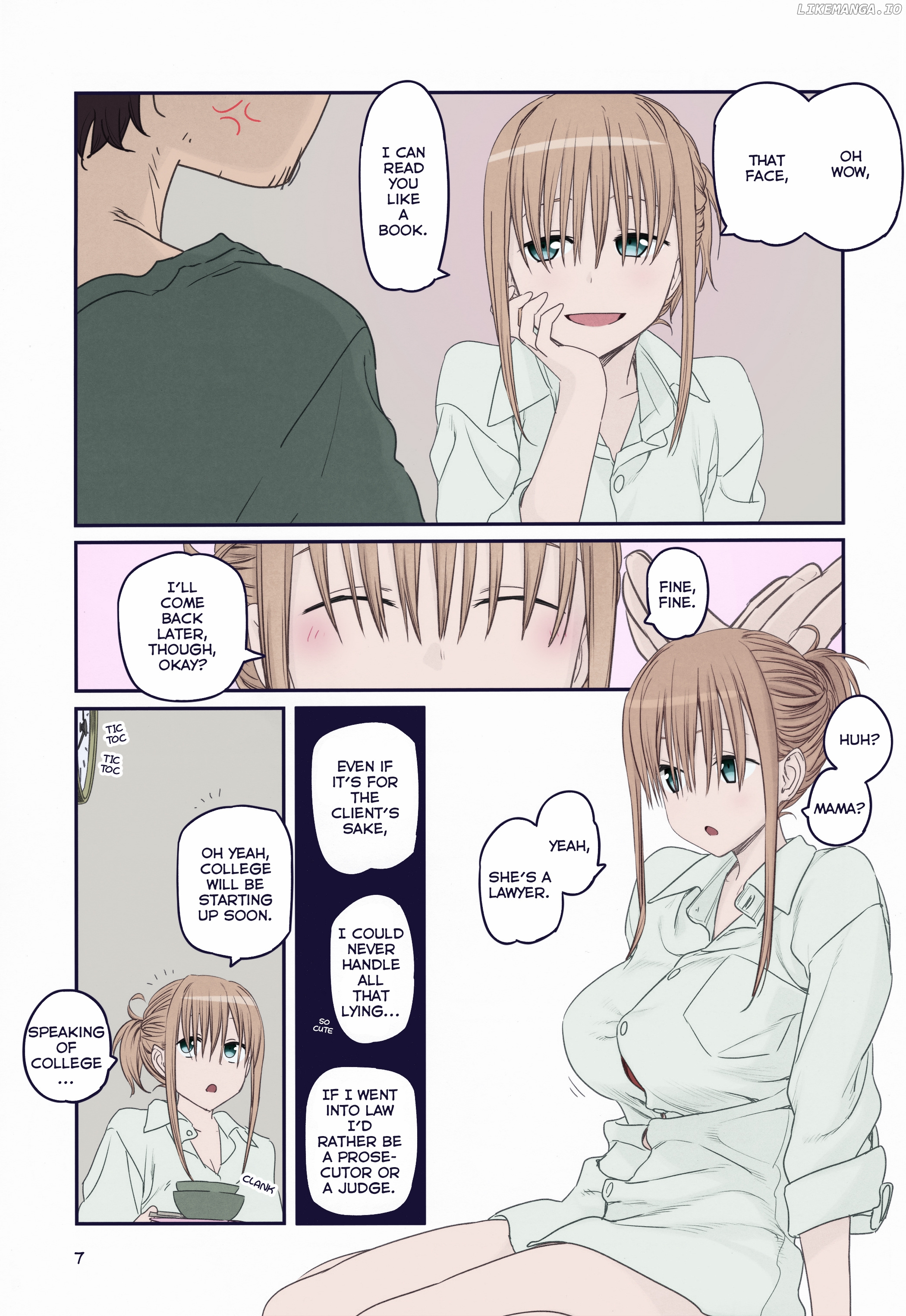 Getsuyoubi No Tawawa (Twitter Webcomic) (Fan Colored) chapter 14 - page 7