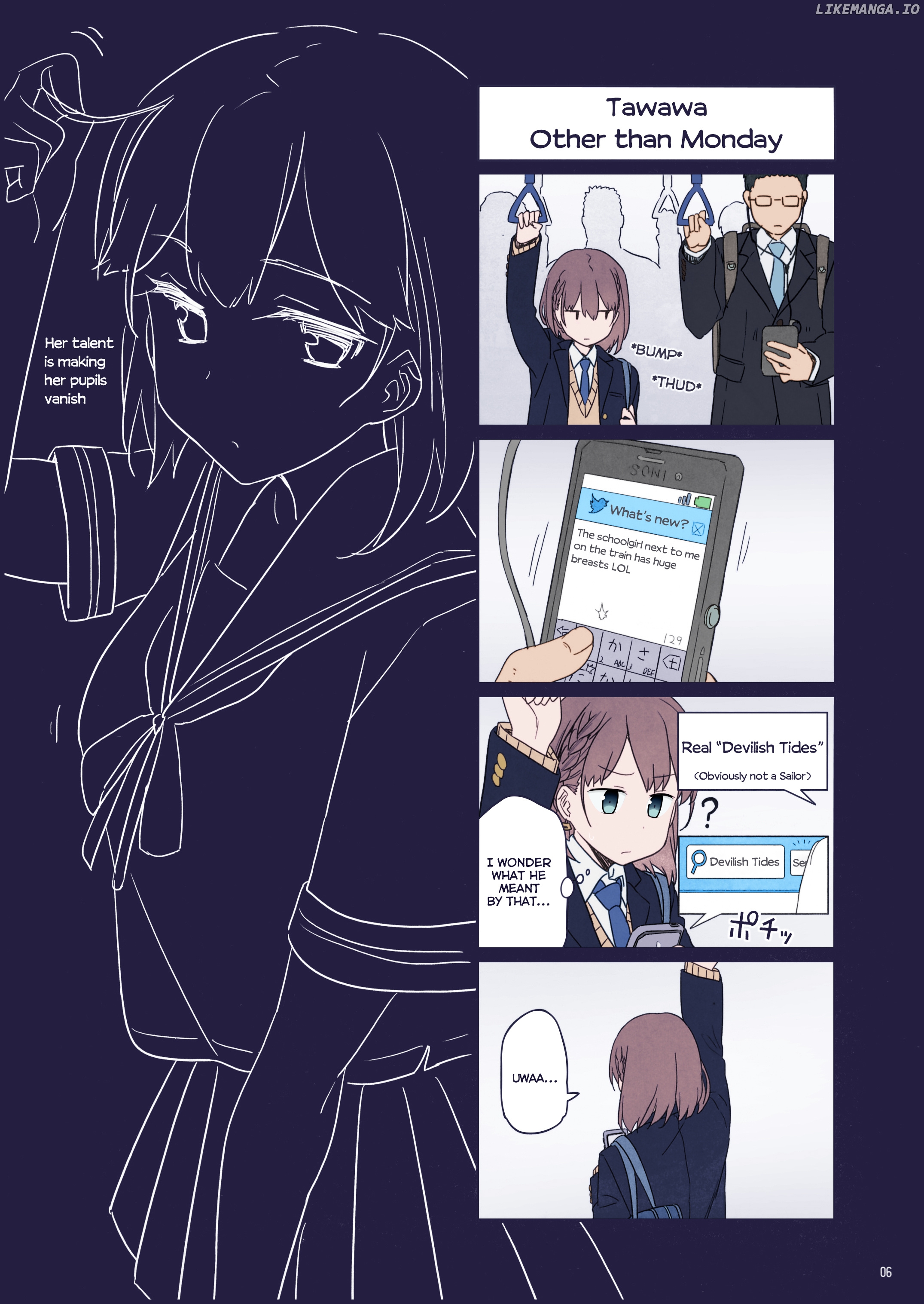 Getsuyoubi No Tawawa (Twitter Webcomic) (Fan Colored) chapter 3 - page 7