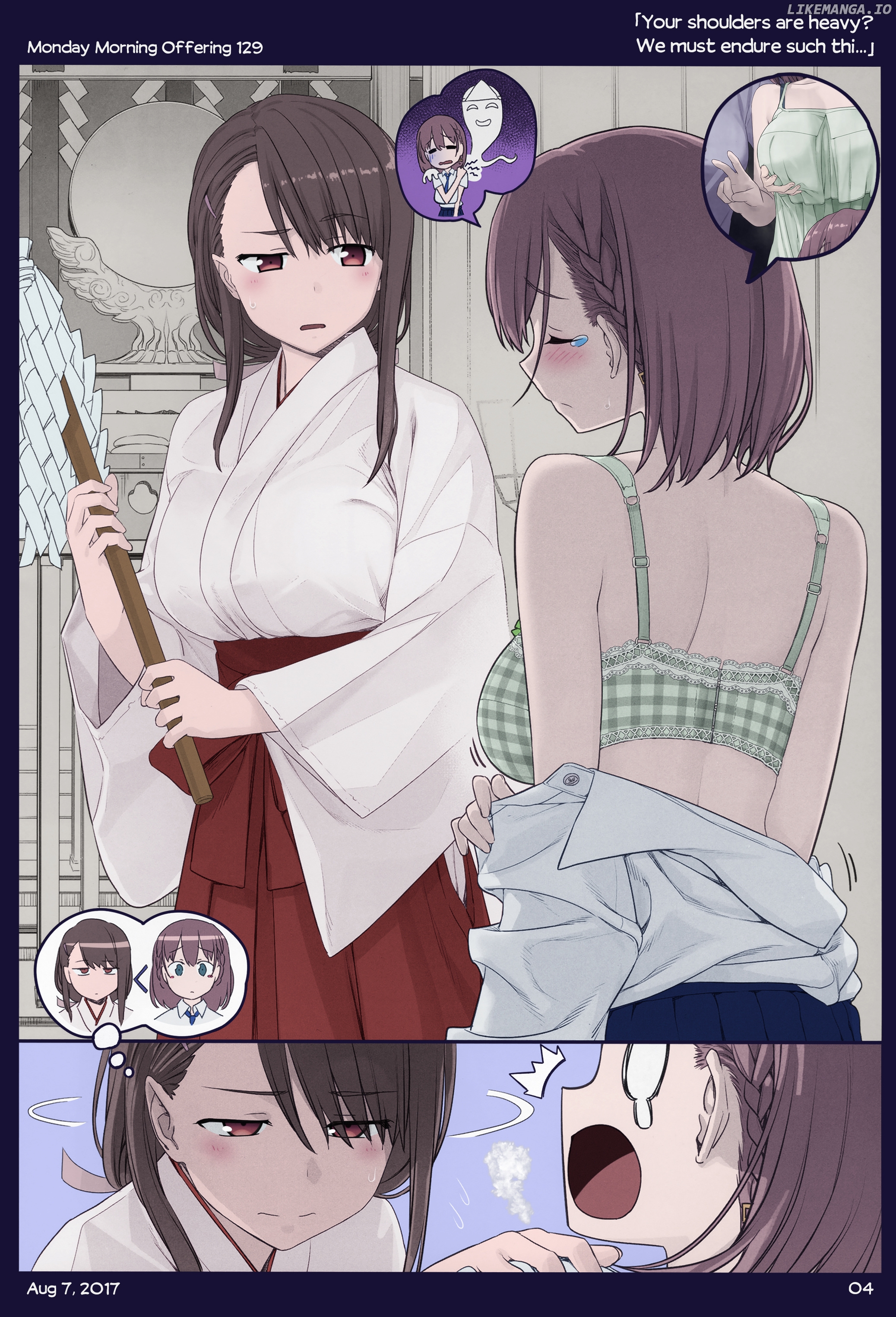Getsuyoubi No Tawawa (Twitter Webcomic) (Fan Colored) chapter 15 - page 3