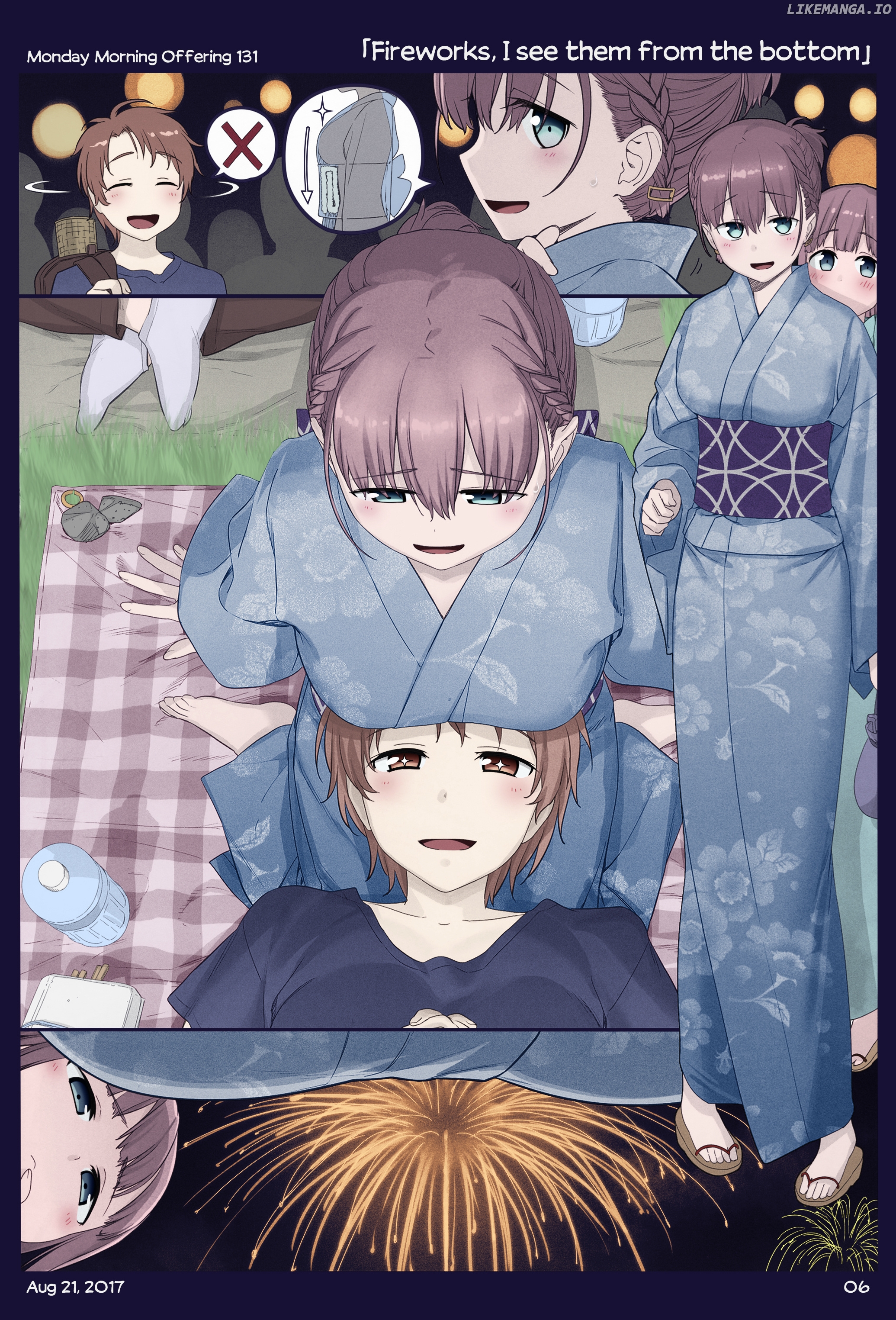 Getsuyoubi No Tawawa (Twitter Webcomic) (Fan Colored) chapter 15 - page 5