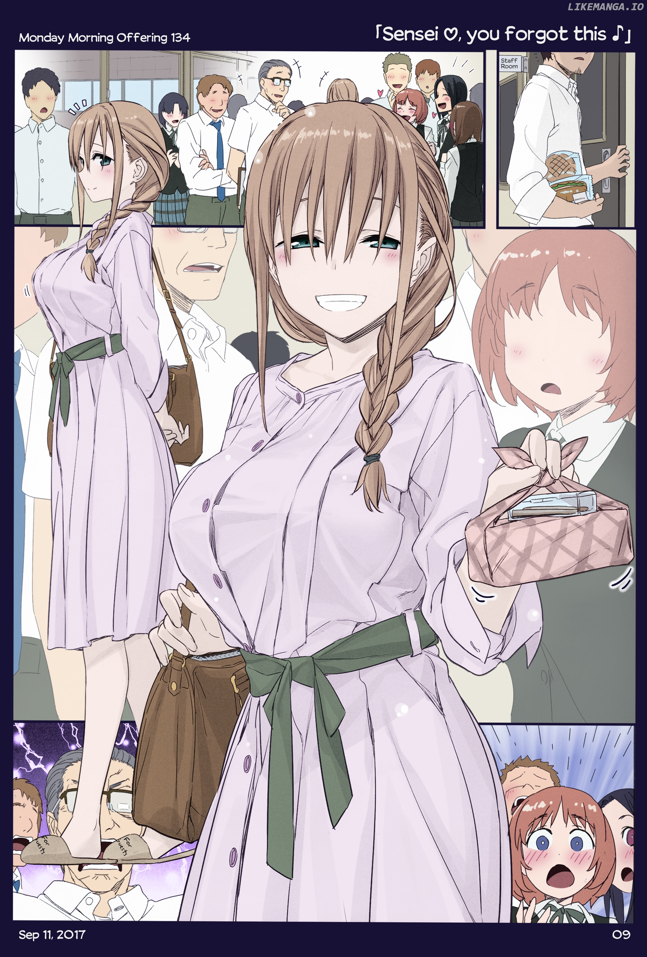Getsuyoubi No Tawawa (Twitter Webcomic) (Fan Colored) chapter 15 - page 8