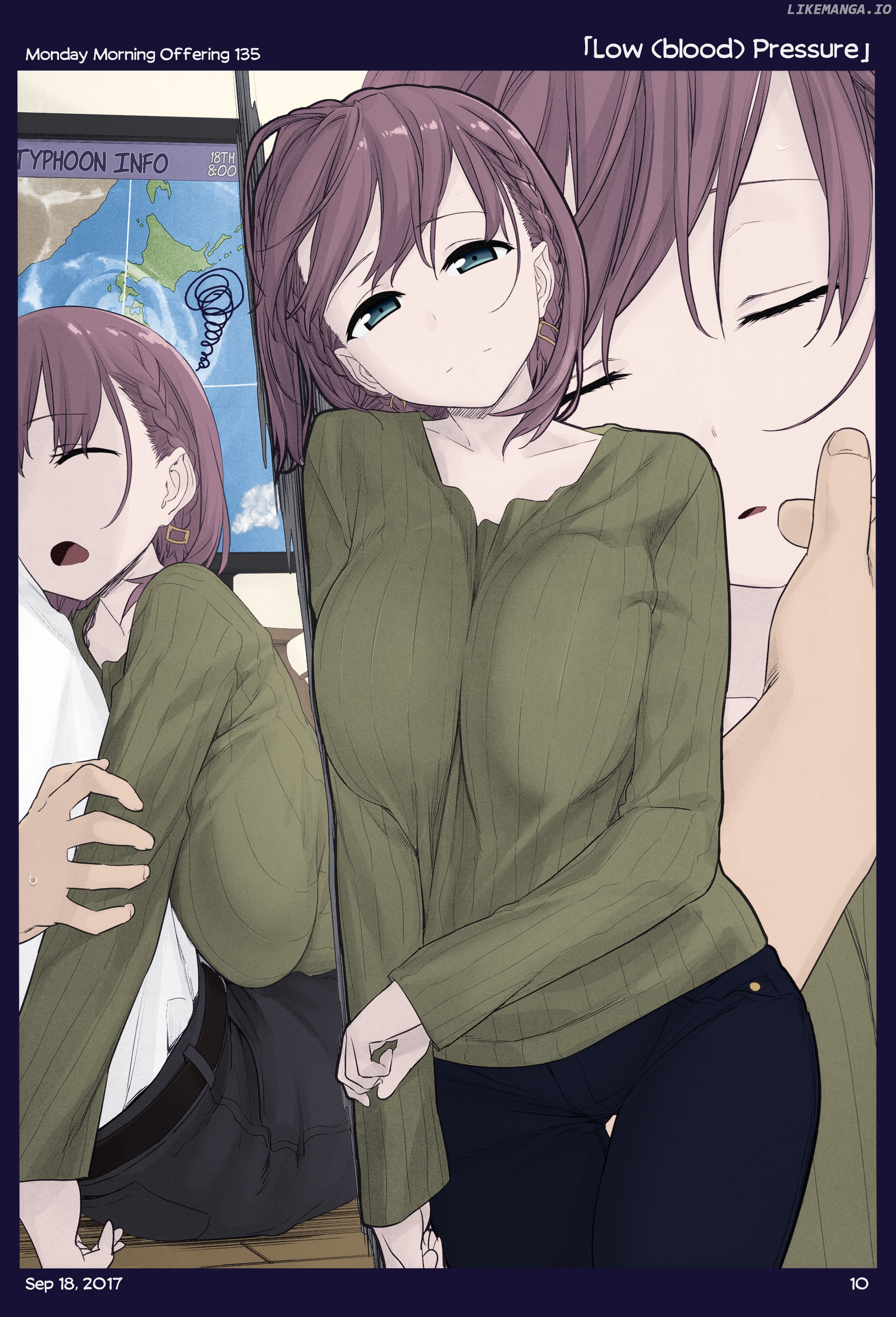 Getsuyoubi No Tawawa (Twitter Webcomic) (Fan Colored) chapter 15 - page 9