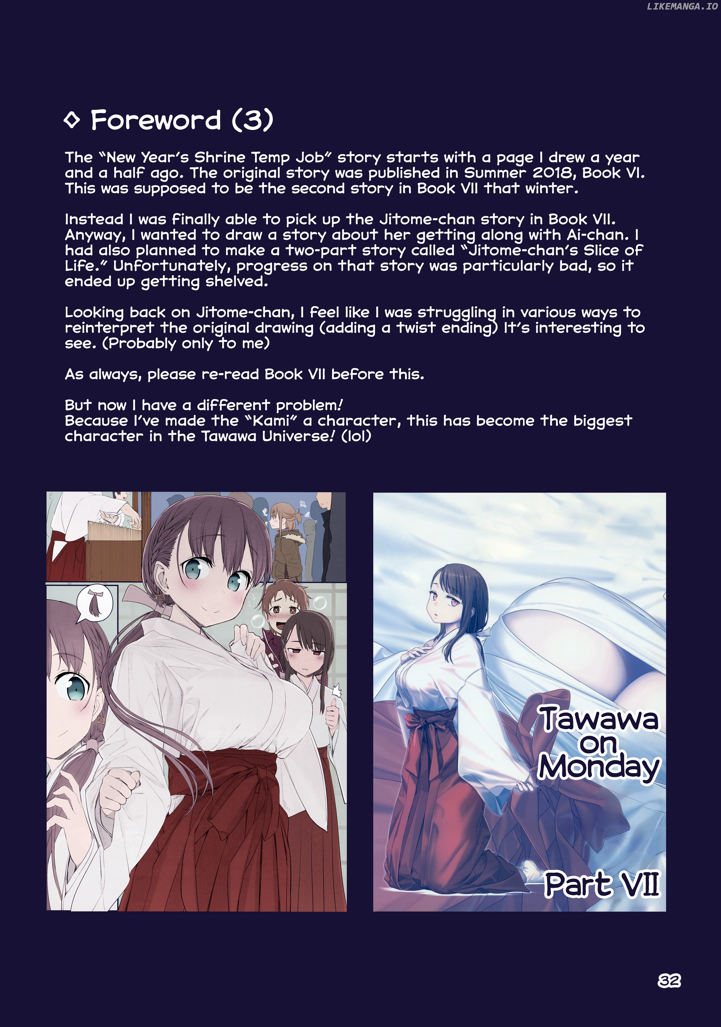 Getsuyoubi No Tawawa (Twitter Webcomic) (Fan Colored) chapter 34 - page 1