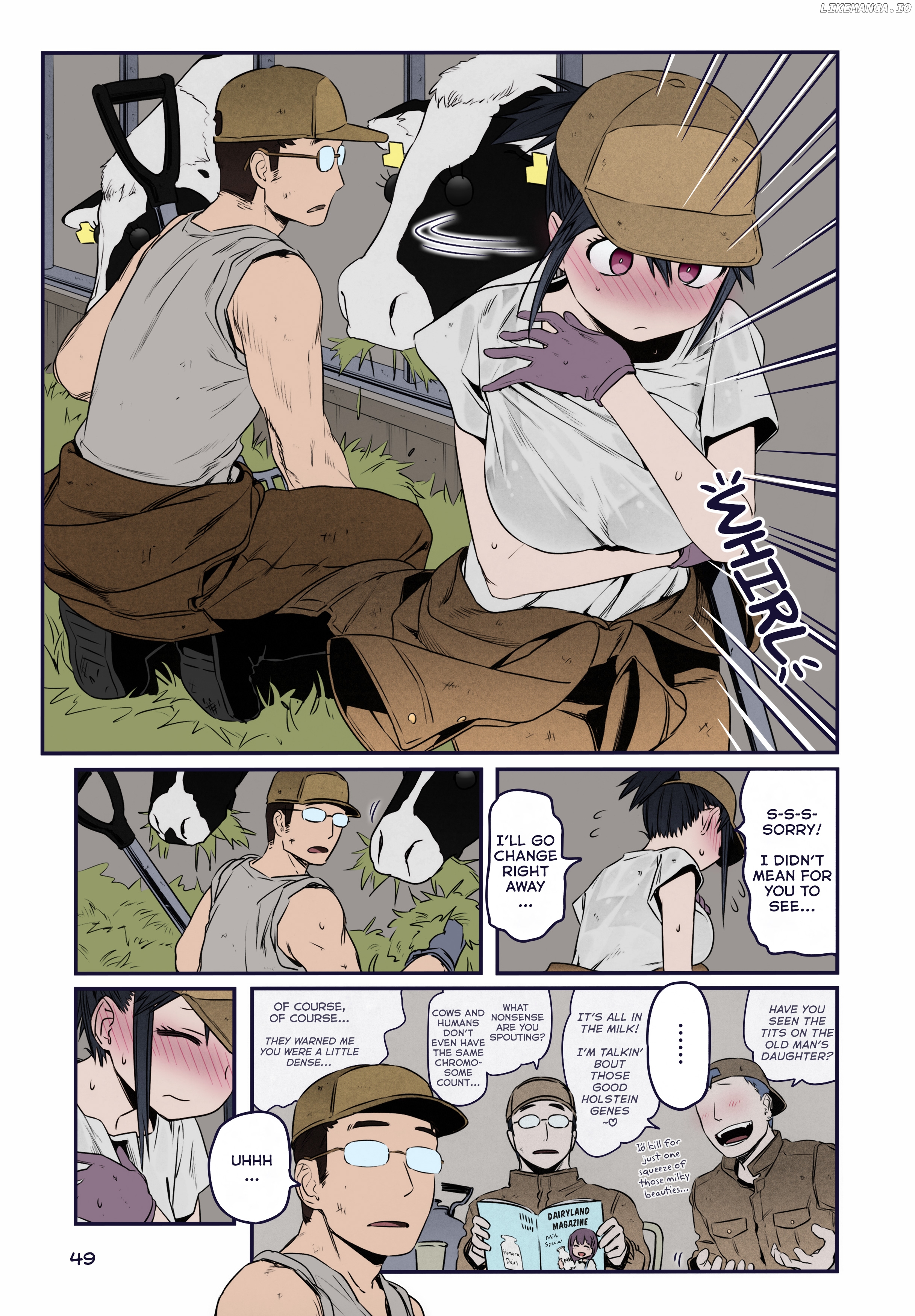 Getsuyoubi No Tawawa (Twitter Webcomic) (Fan Colored) chapter 35 - page 5