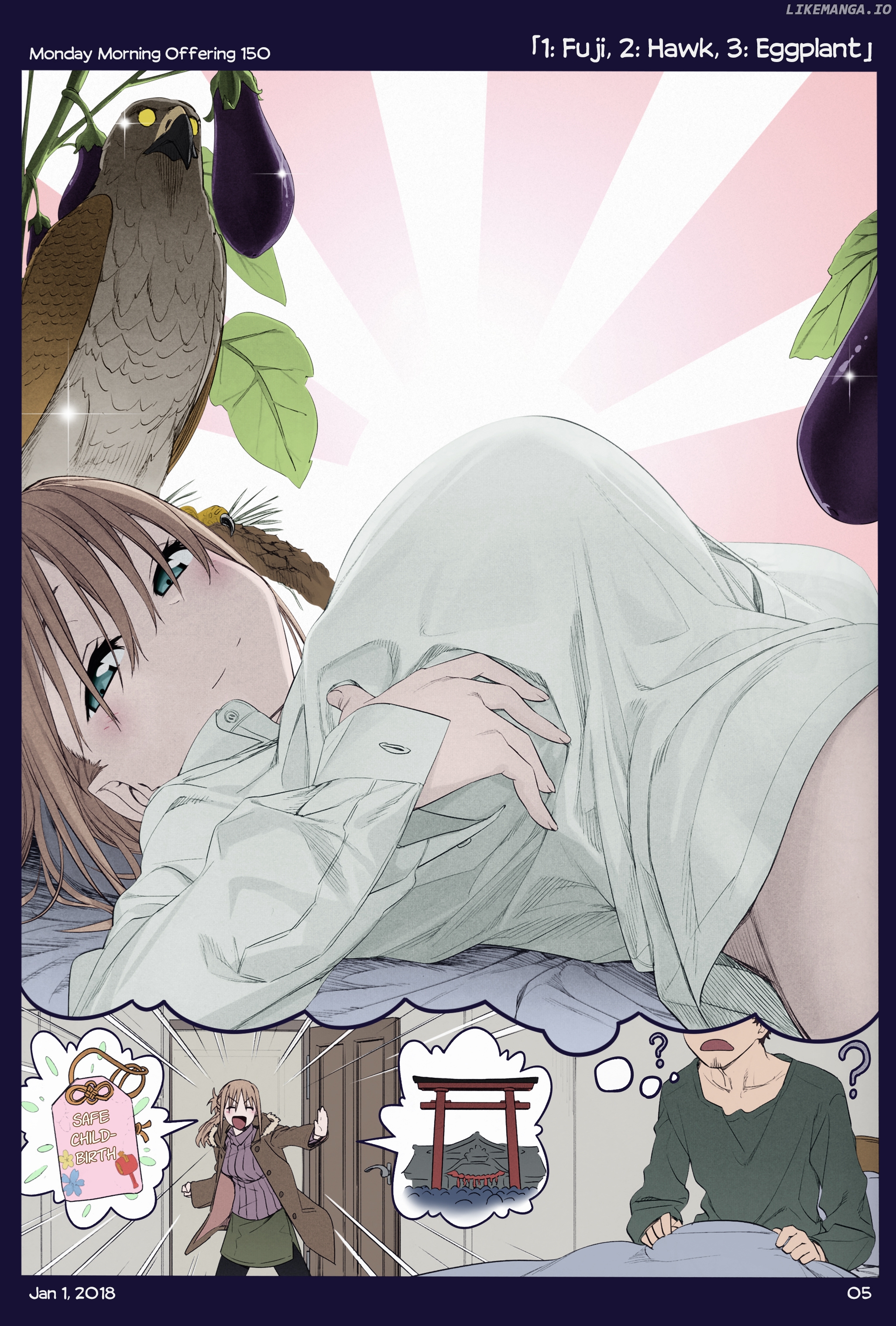 Getsuyoubi No Tawawa (Twitter Webcomic) (Fan Colored) chapter 18 - page 2