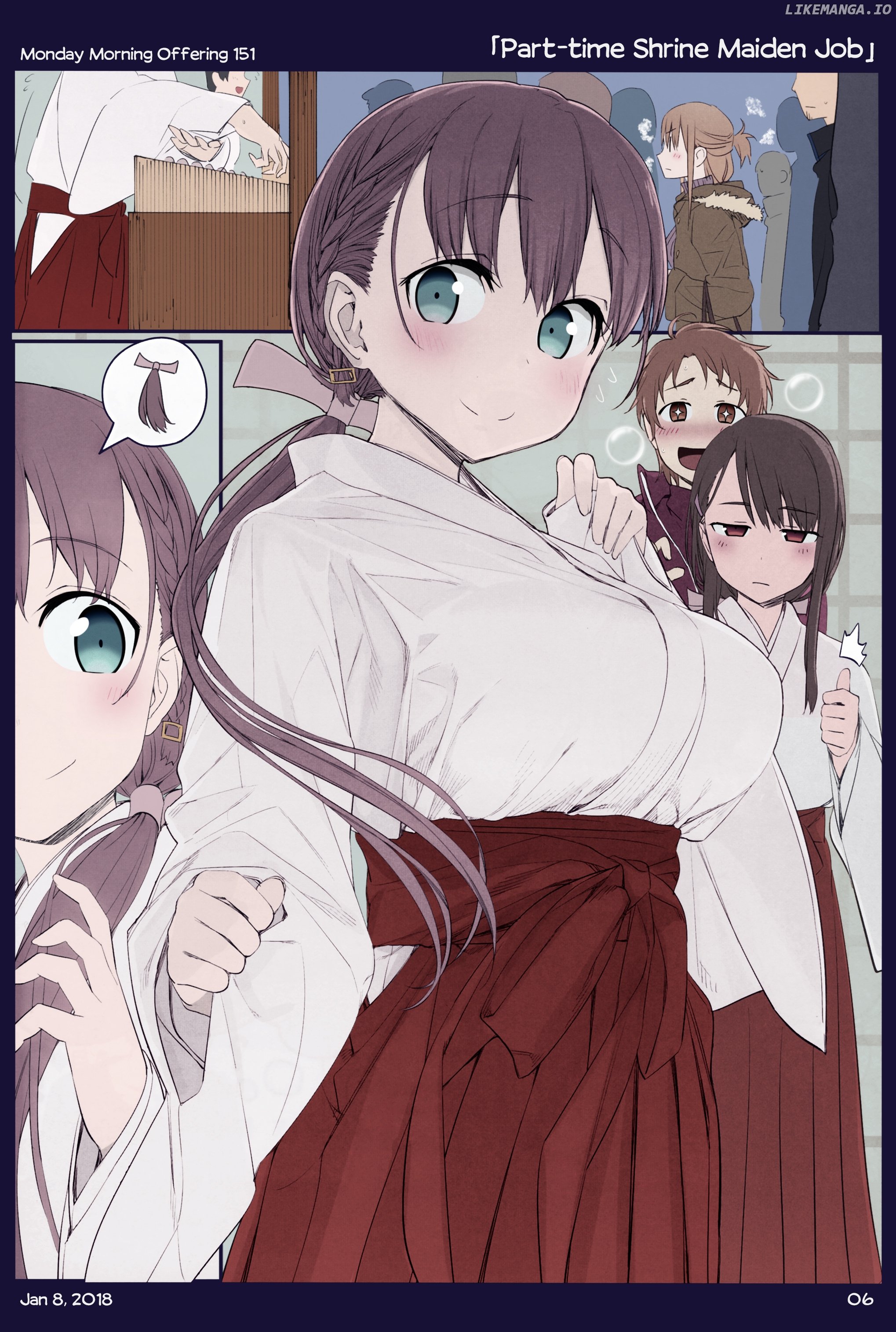 Getsuyoubi No Tawawa (Twitter Webcomic) (Fan Colored) chapter 18 - page 3