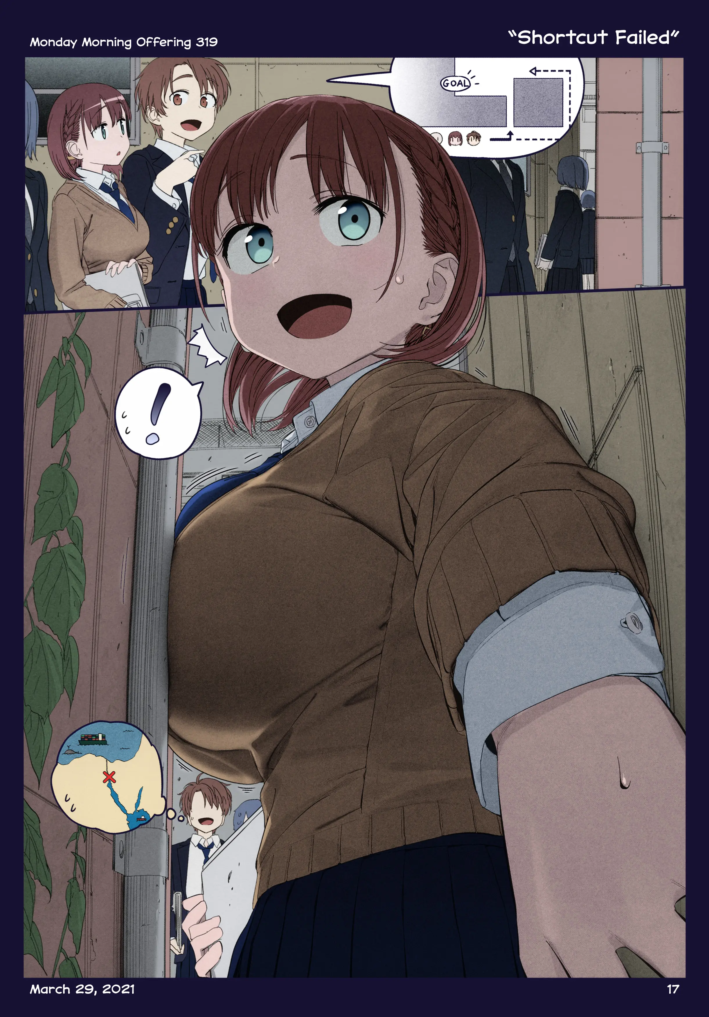 Getsuyoubi No Tawawa (Twitter Webcomic) (Fan Colored) chapter 38 - page 18