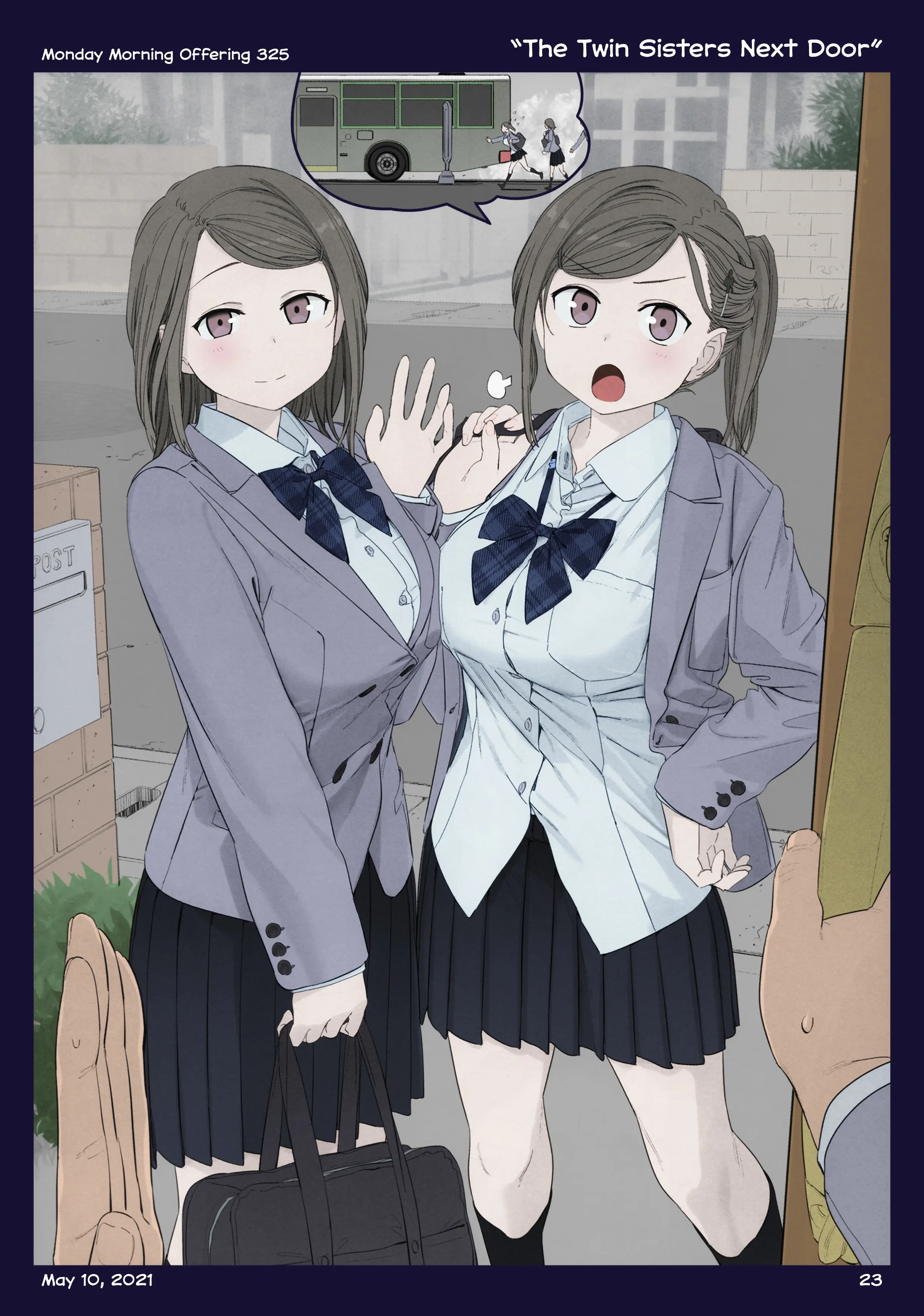 Getsuyoubi No Tawawa (Twitter Webcomic) (Fan Colored) chapter 38 - page 24