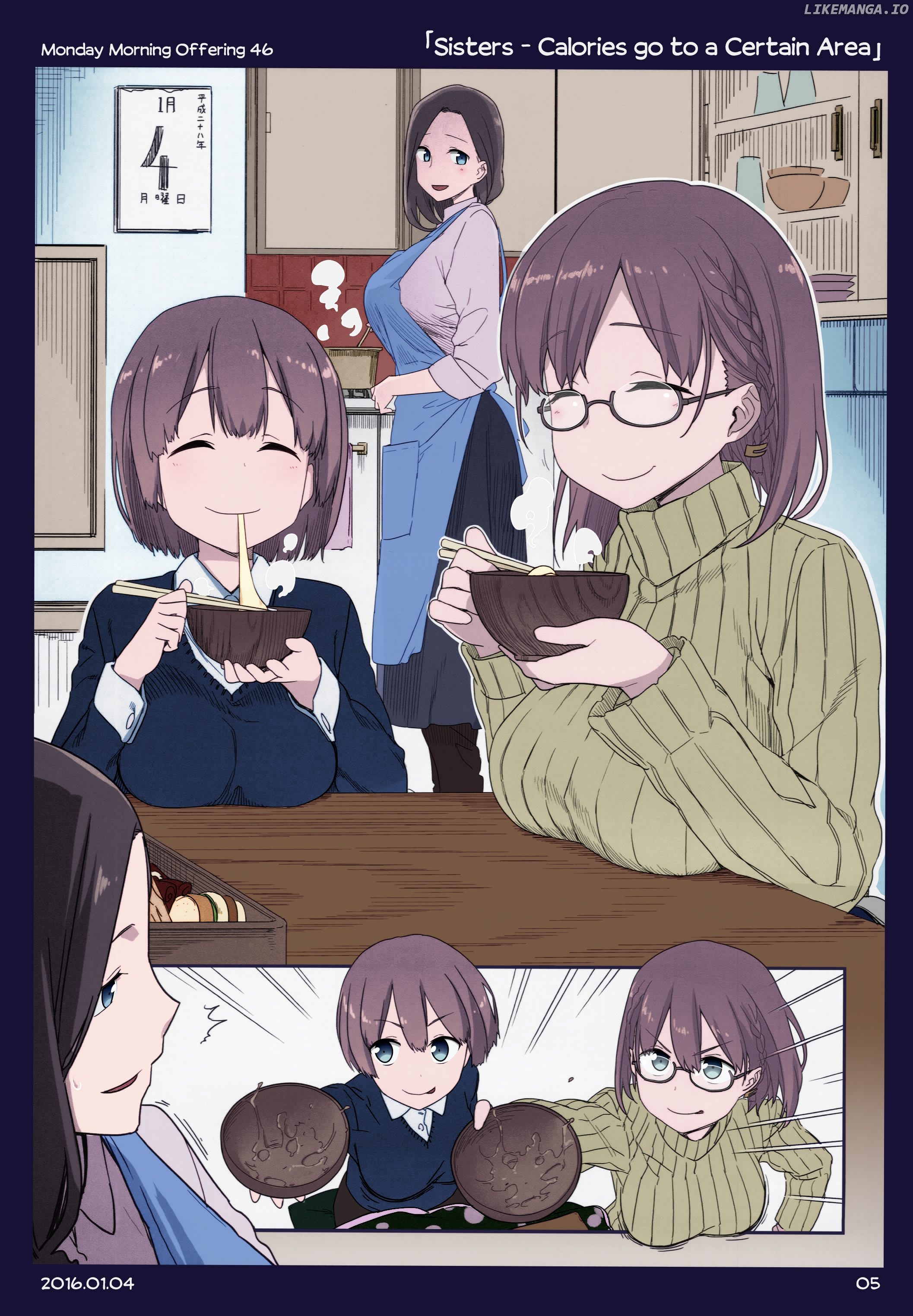 Getsuyoubi No Tawawa (Twitter Webcomic) (Fan Colored) chapter 4 - page 3