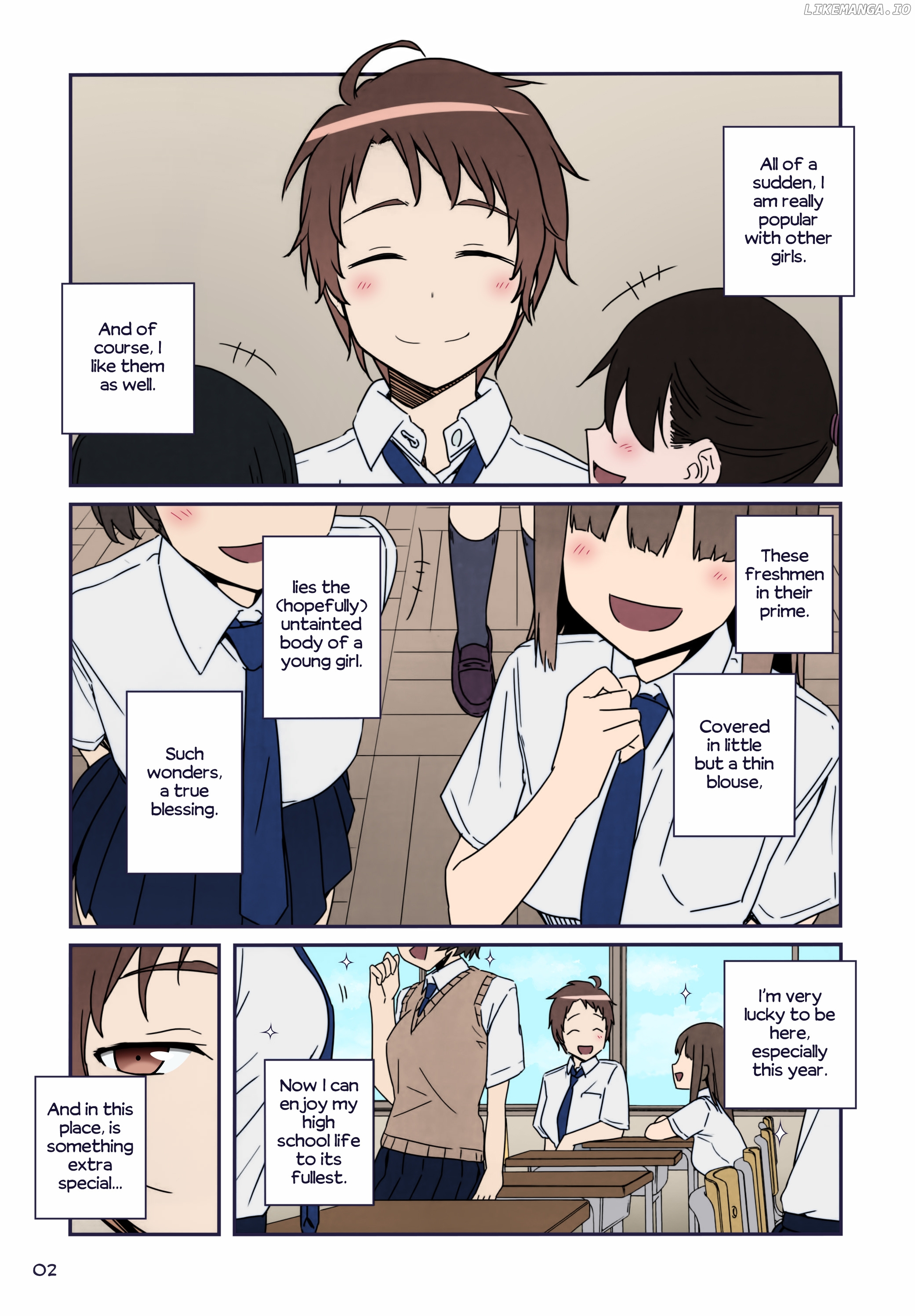 Getsuyoubi No Tawawa (Twitter Webcomic) (Fan Colored) chapter 6 - page 2