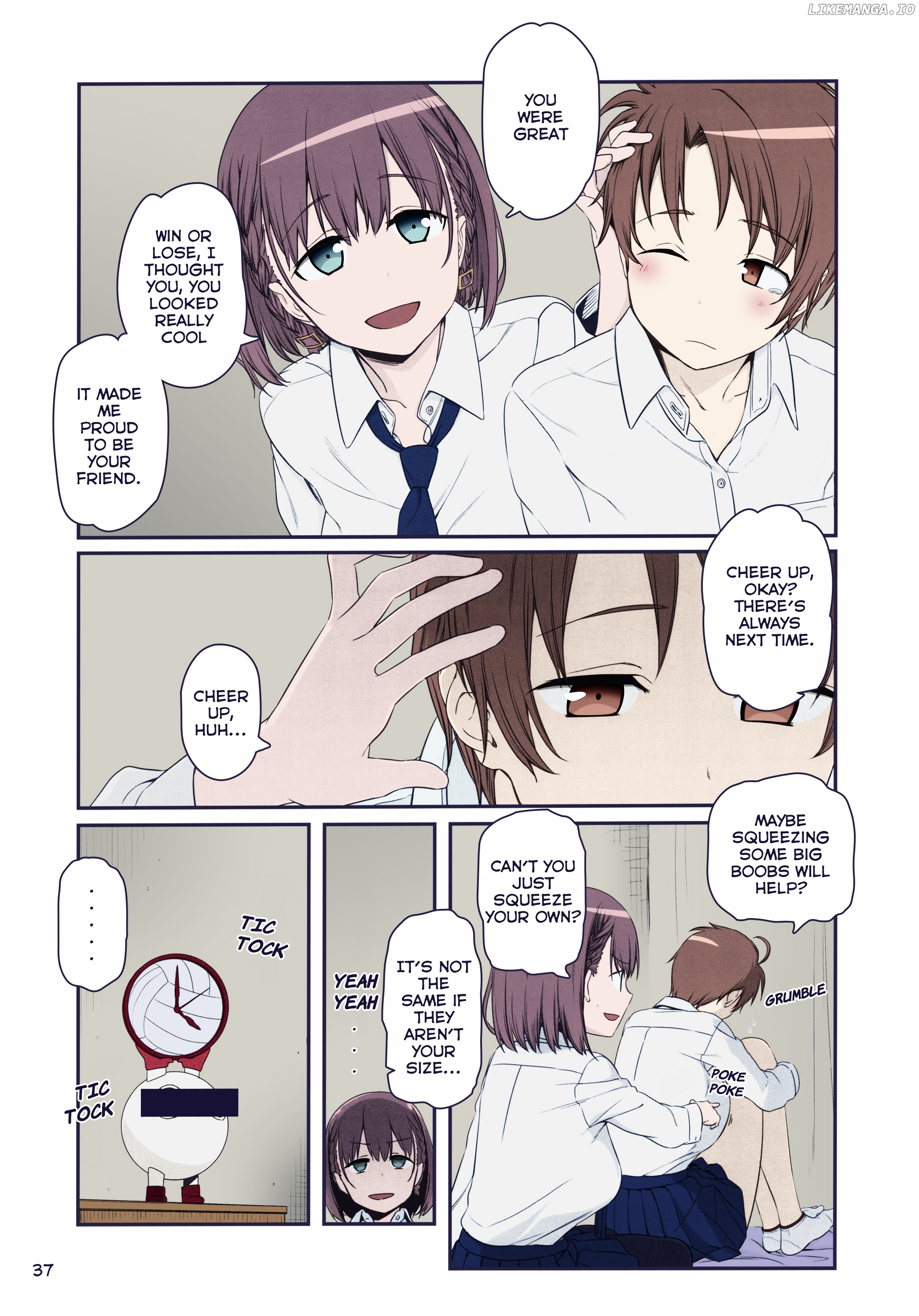 Getsuyoubi No Tawawa (Twitter Webcomic) (Fan Colored) chapter 9 - page 3
