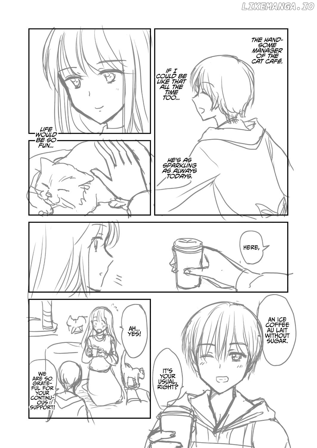 The Charismatic Cat Café Manager (Who Dresses As A Guy) And The Frequent Customer (Who Dresses As A) Lady chapter 1 - page 2