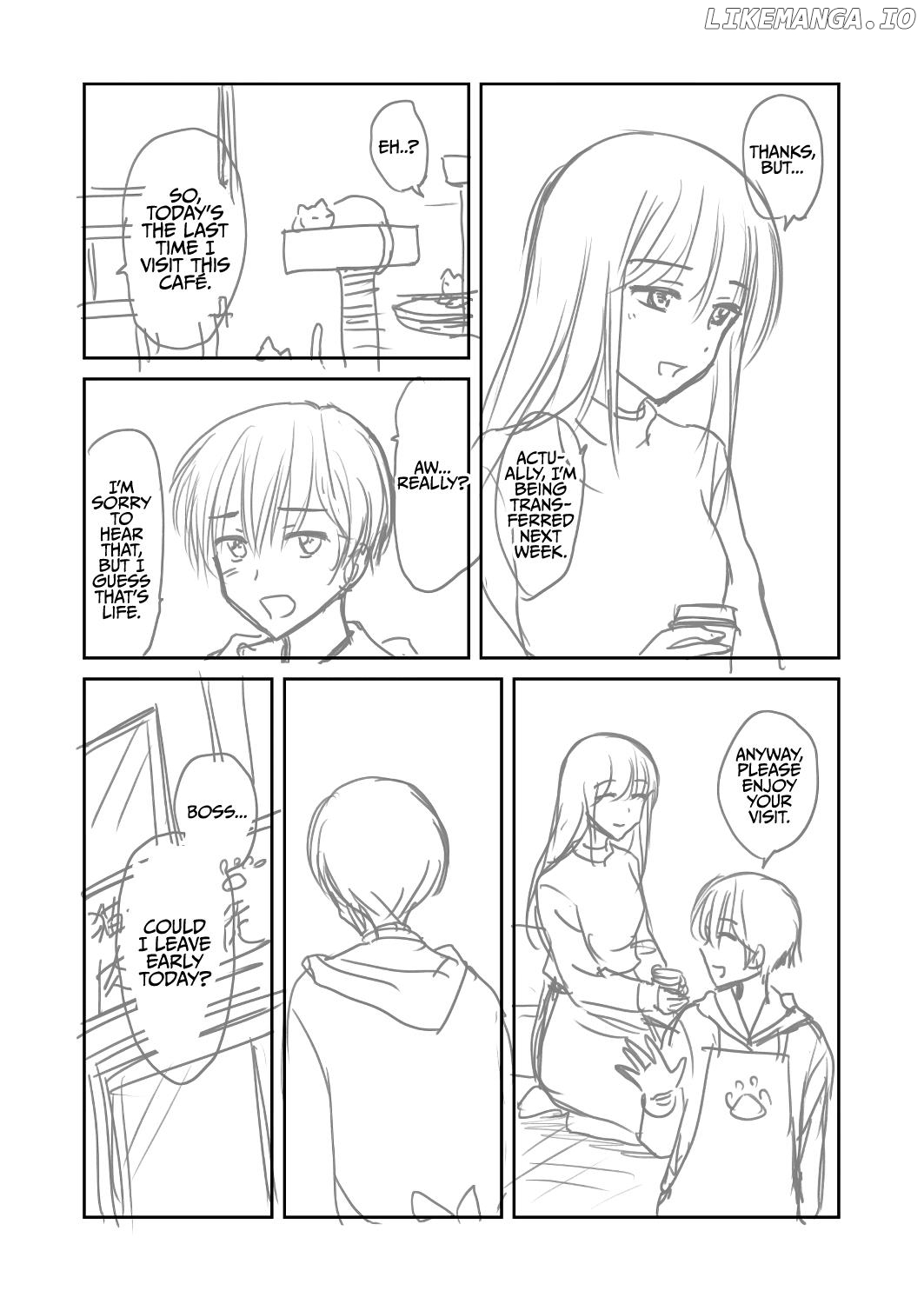 The Charismatic Cat Café Manager (Who Dresses As A Guy) And The Frequent Customer (Who Dresses As A) Lady chapter 1 - page 3