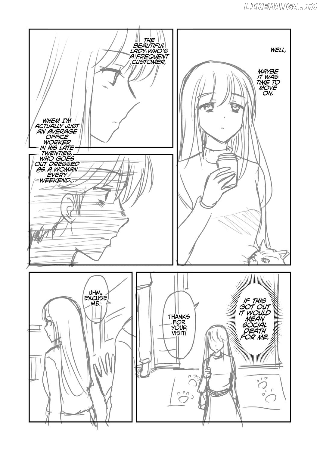 The Charismatic Cat Café Manager (Who Dresses As A Guy) And The Frequent Customer (Who Dresses As A) Lady chapter 1 - page 4