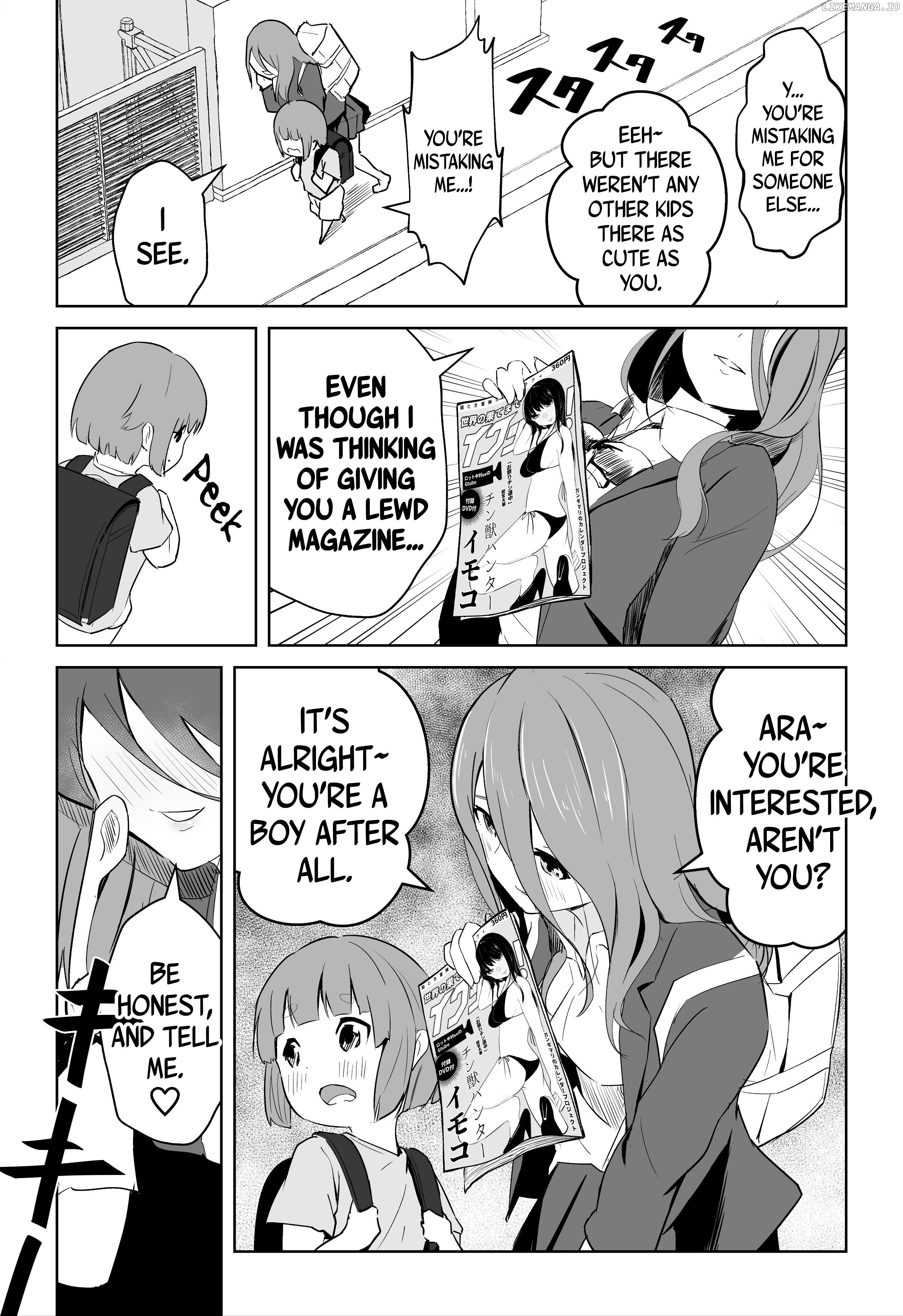 The shota who wants to buy a naughty magazine, and the onee-san who wants to sell him one chapter 4 - page 2