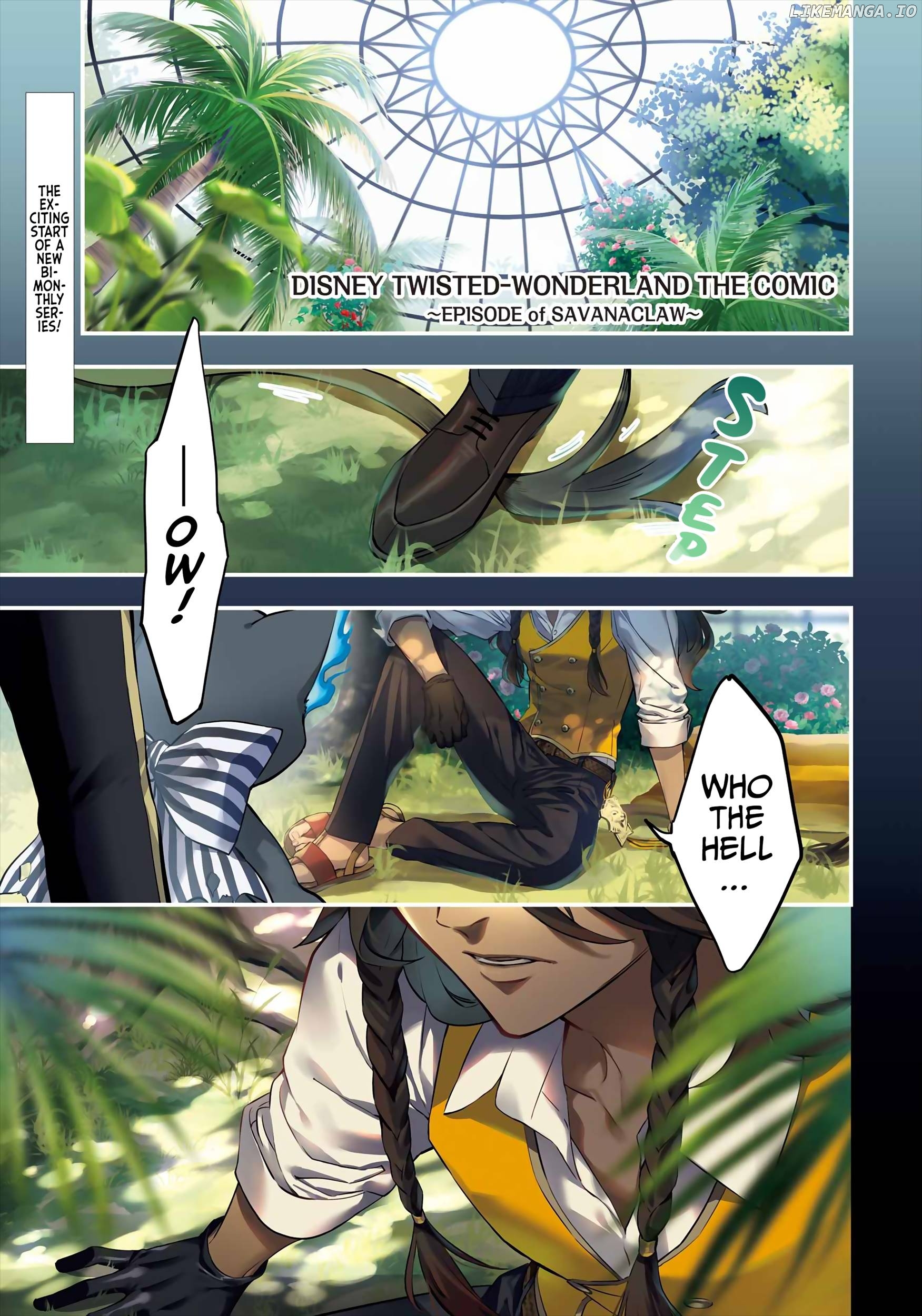 Disney Twisted Wonderland - The Comic - ~Episode Of Savanaclaw~ Chapter 1 - page 2