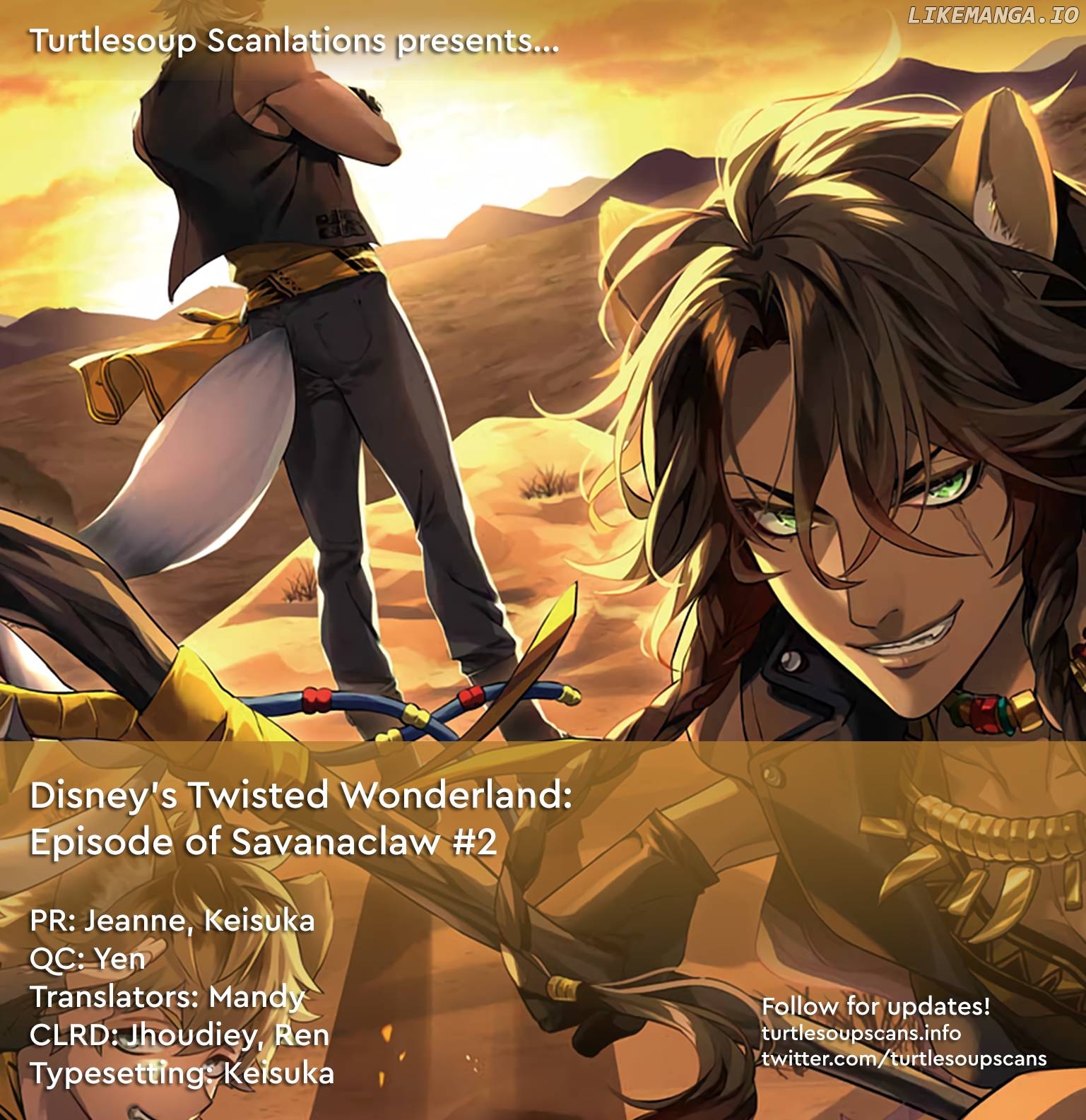 Disney Twisted Wonderland - The Comic - ~Episode Of Savanaclaw~ Chapter 2 - page 1