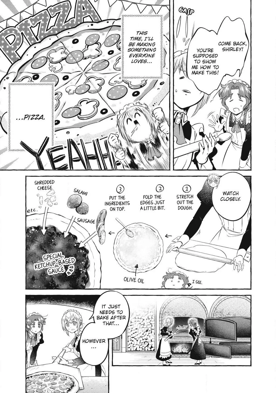 Isekai Maid no Mitsuboshi Gourmet Chapter 3.4 - page 2