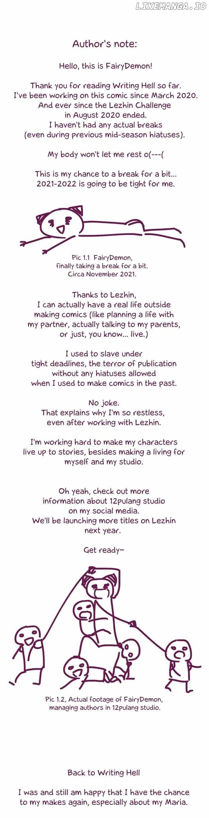 Writing Hell chapter 20.5 - page 2