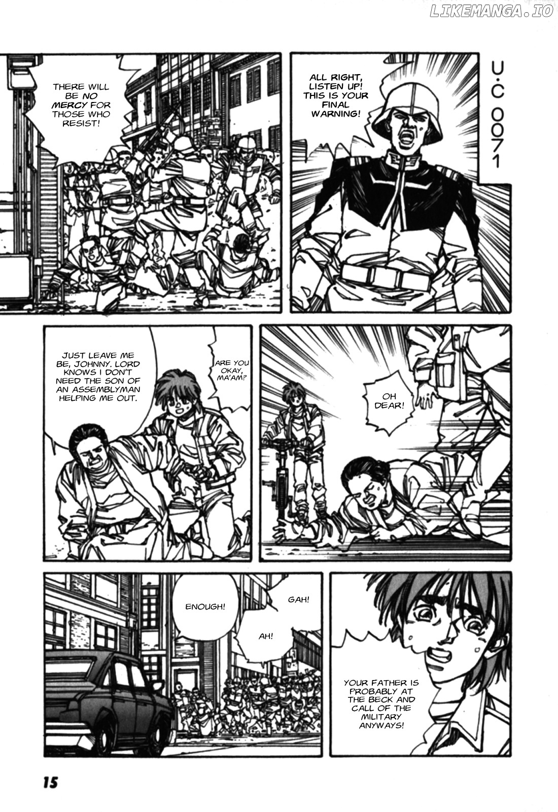 Gundam Pilot Series of Biographies - The Brave Soldiers in the Sky chapter 1 - page 16
