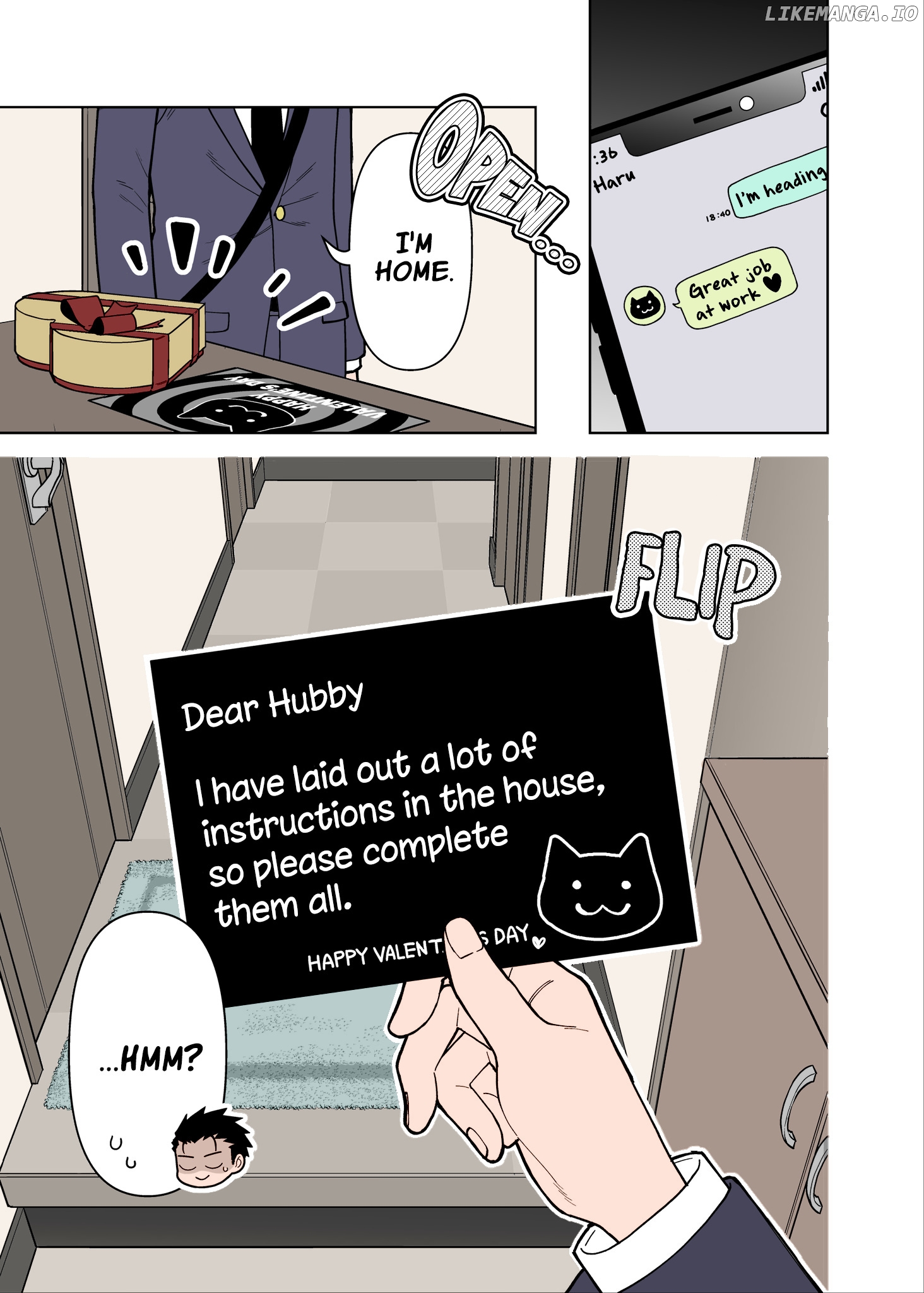 Gokugoku Futsuu No Fuufu No Hanashi (Fan Colored) chapter 7 - page 1