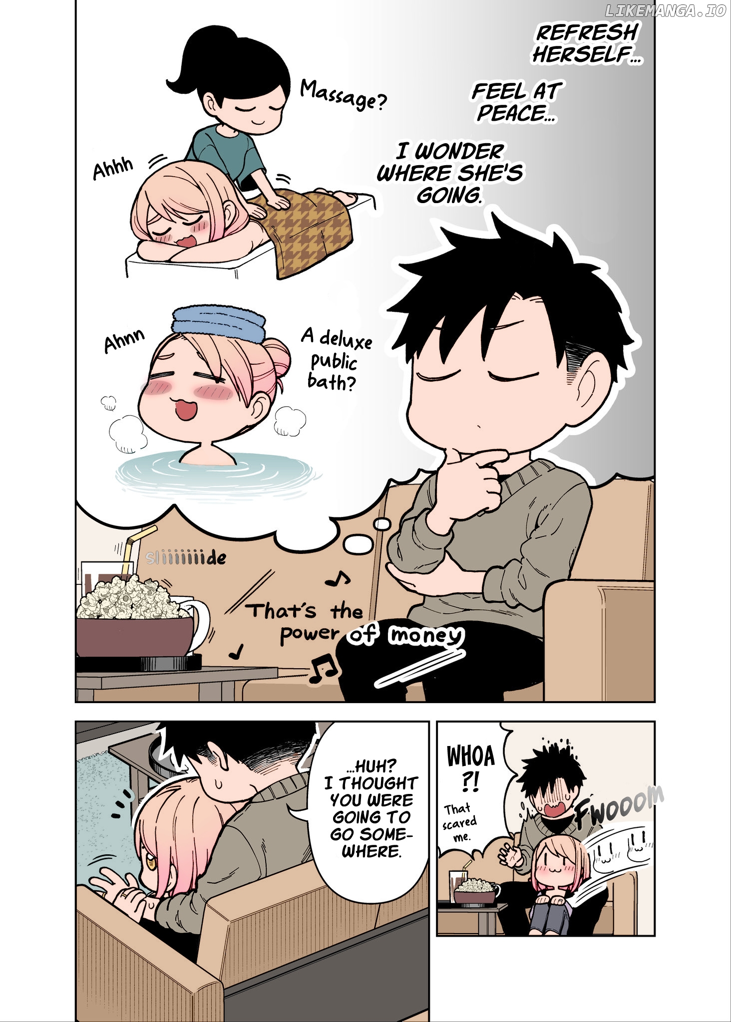Gokugoku Futsuu No Fuufu No Hanashi (Fan Colored) chapter 5 - page 2