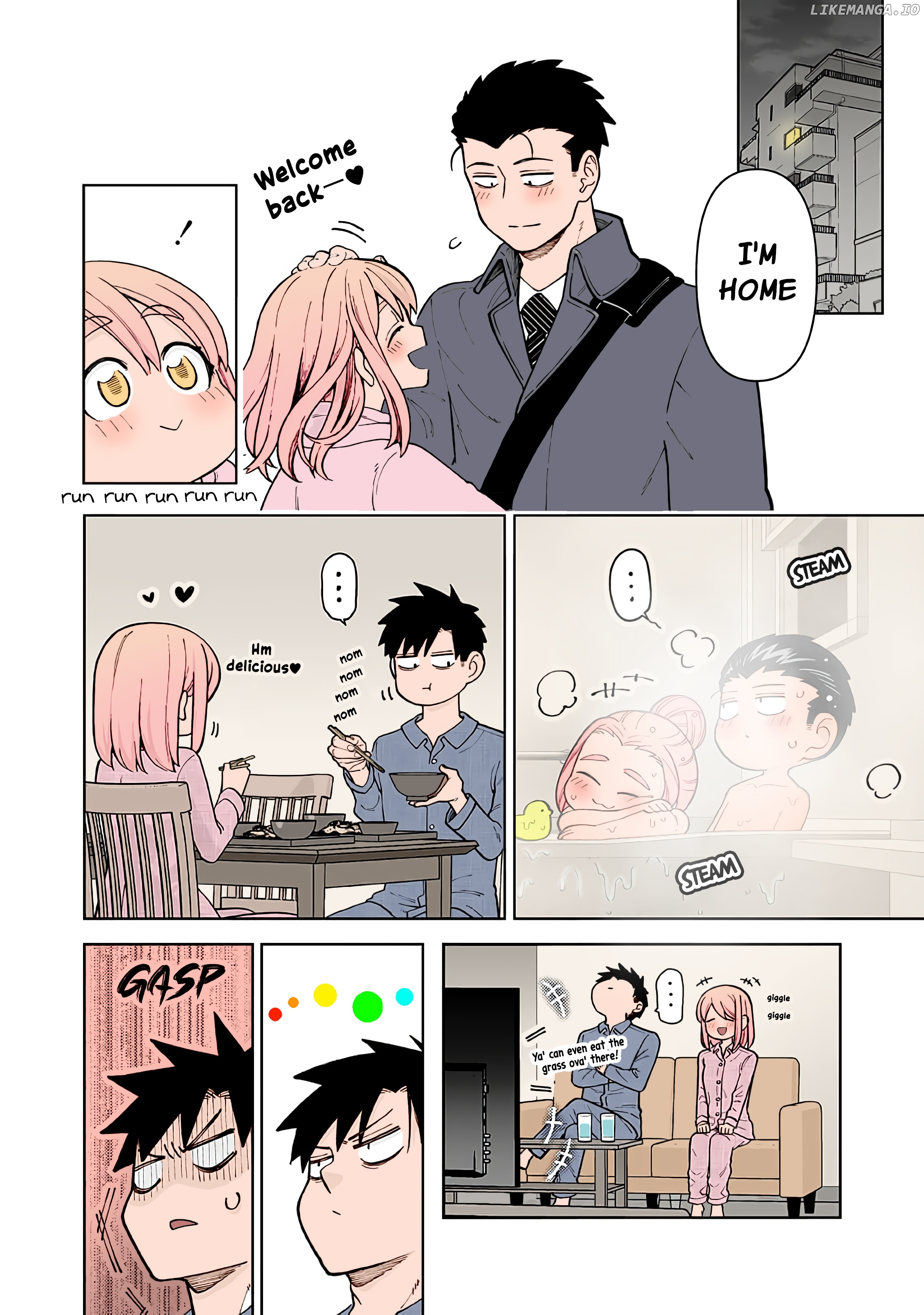 Gokugoku Futsuu No Fuufu No Hanashi (Fan Colored) chapter 16.1 - page 2