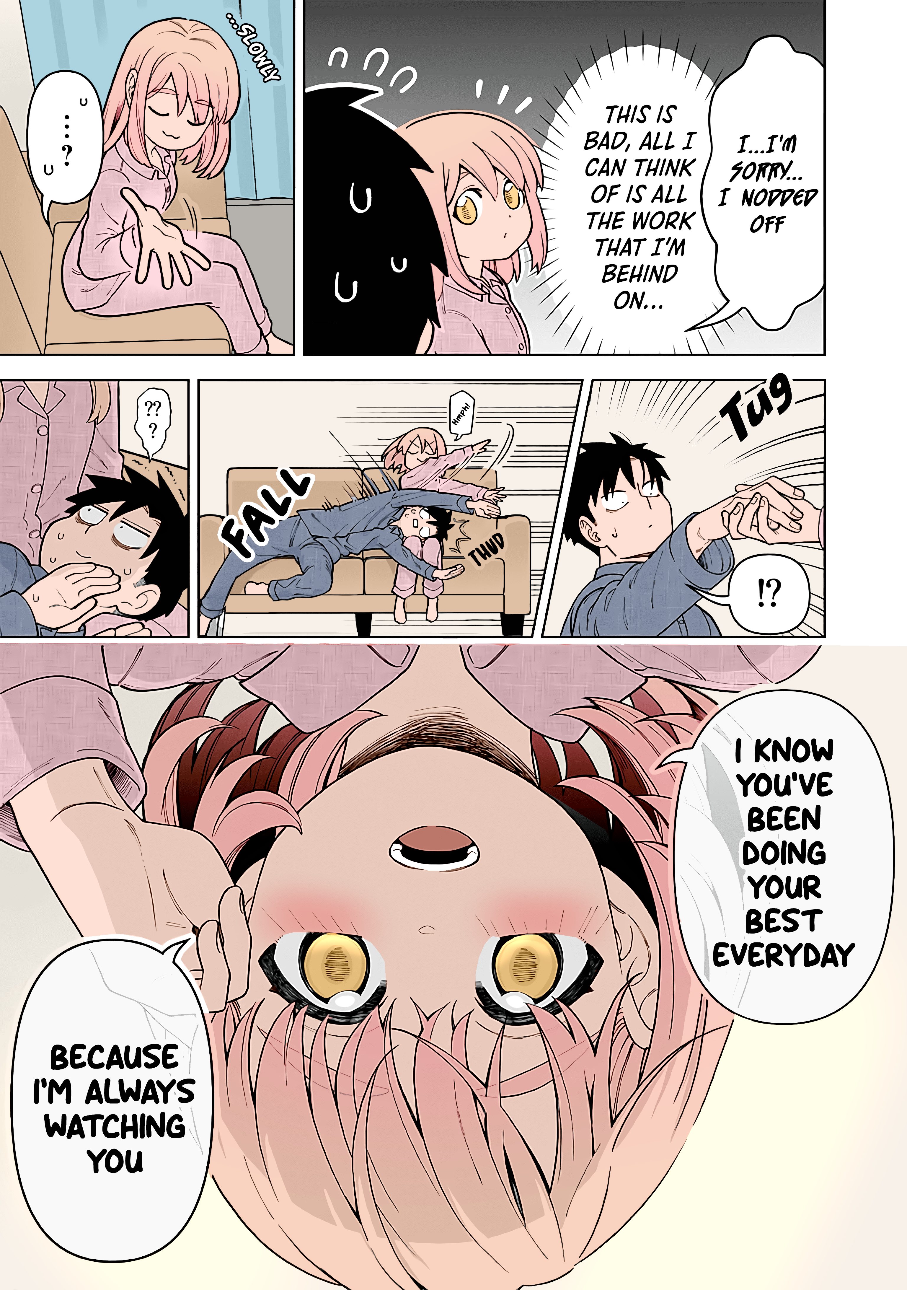 Gokugoku Futsuu No Fuufu No Hanashi (Fan Colored) chapter 16.1 - page 3