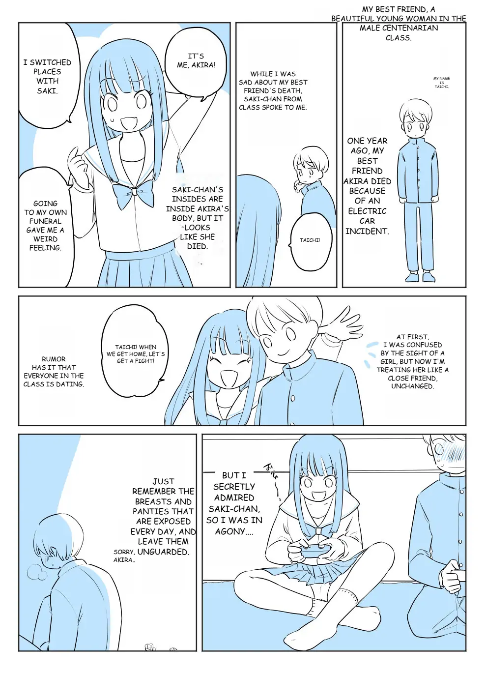 One Year After Body-Swap Terrorism Incident chapter 1 - page 9