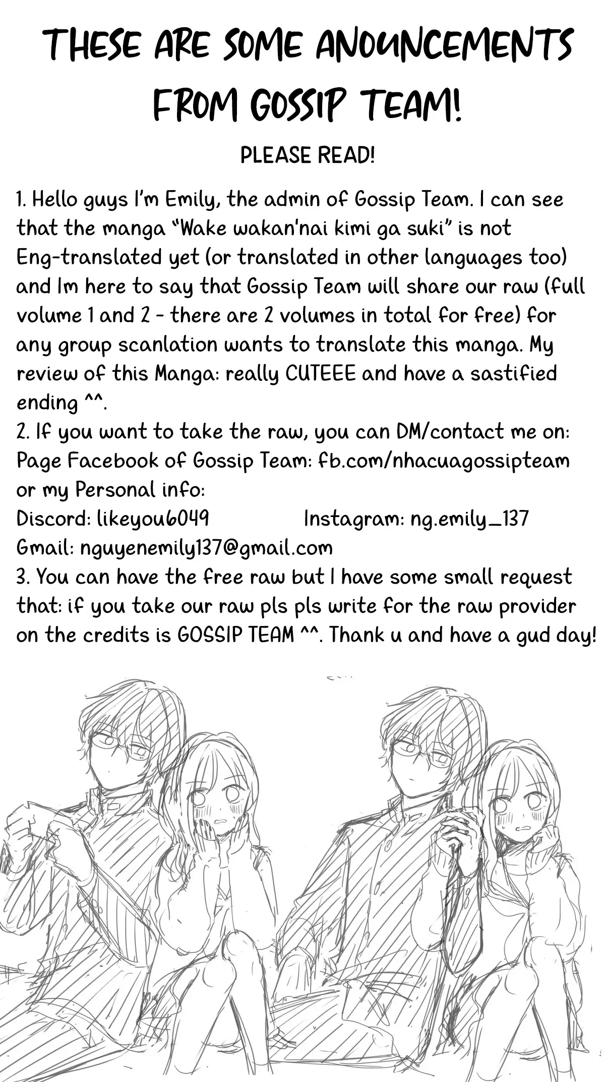 ​wake Wakan'nai Kimi Ga Suki chapter 1 - page 1
