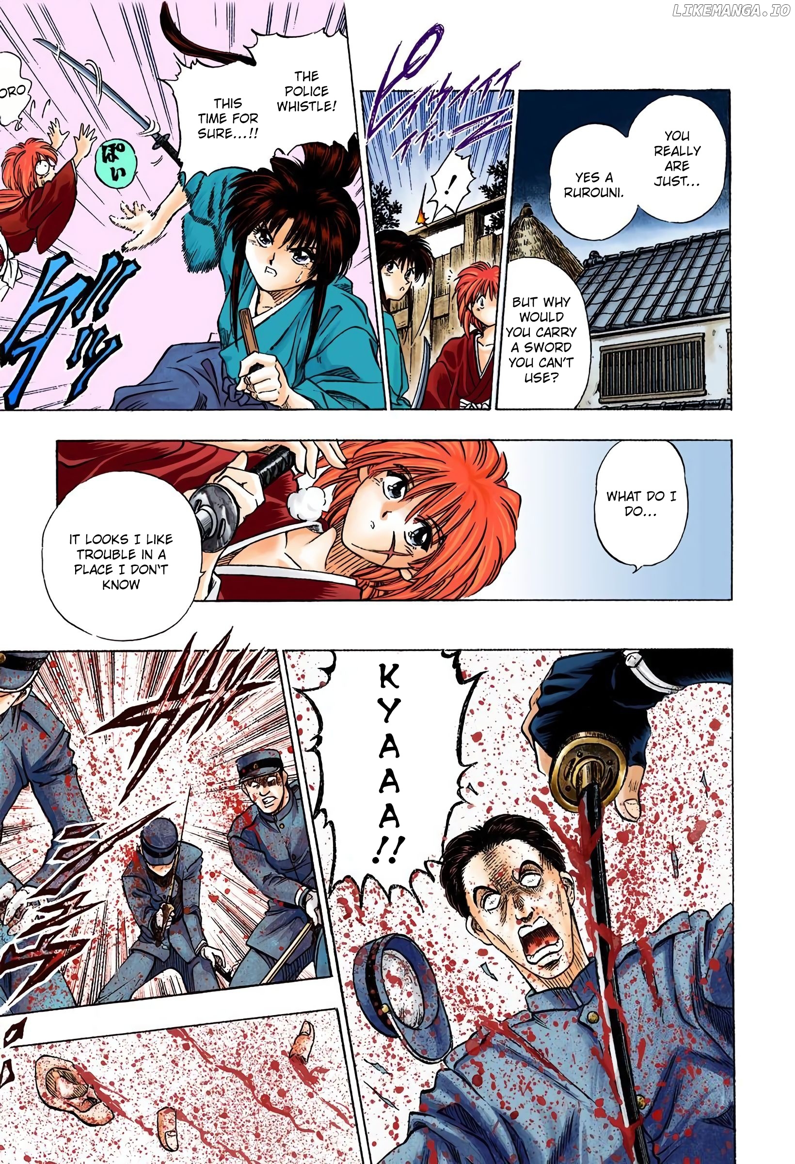 Rurouni Kenshin: Meiji Kenkaku Romantan - Digital Colored Comics chapter 1 - page 11