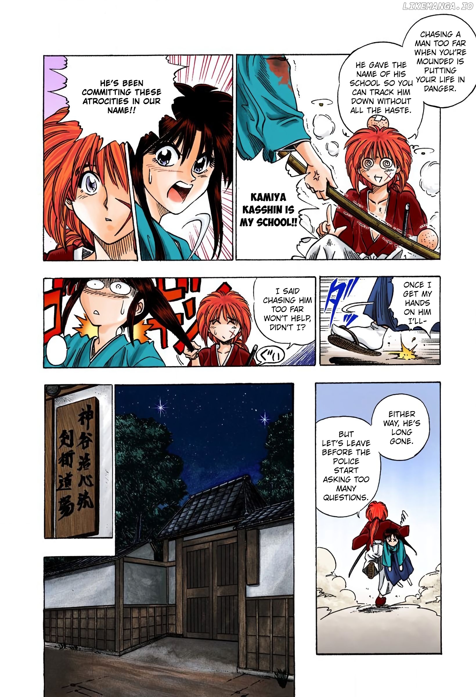 Rurouni Kenshin: Meiji Kenkaku Romantan - Digital Colored Comics chapter 1 - page 16